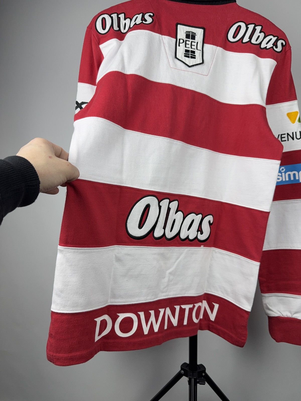 Japanese Brand Gloucester Rugby Mitsubishi Motors Jersey XBlades M Size US L / EU 52-54 / 3 - 16 Thumbnail