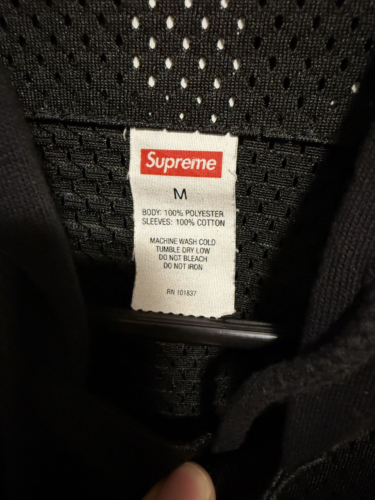 Supreme Supreme Mesh Hooded Baseball Jersey Size US M / EU 48-50 / 2 - 6 Thumbnail
