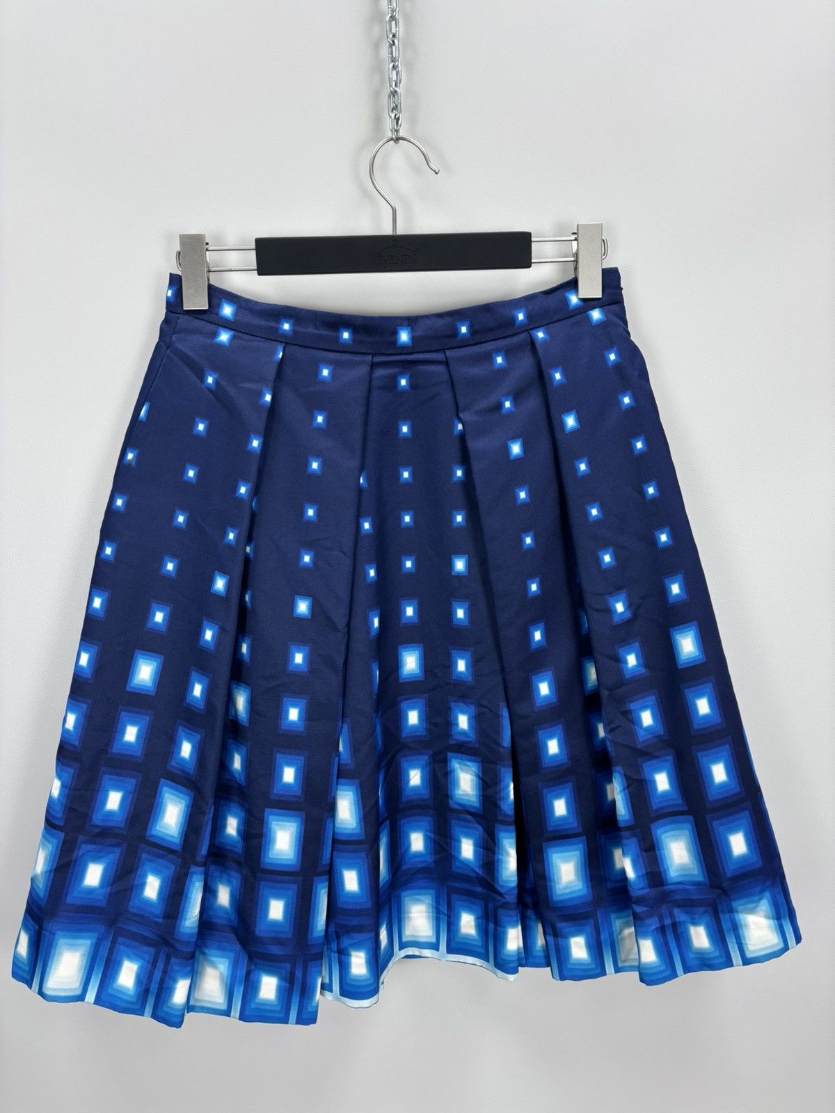Prada Womens skirt Prada Size 44 Color Blue Size 30" / US 8 / IT 44 - 2 Thumbnail