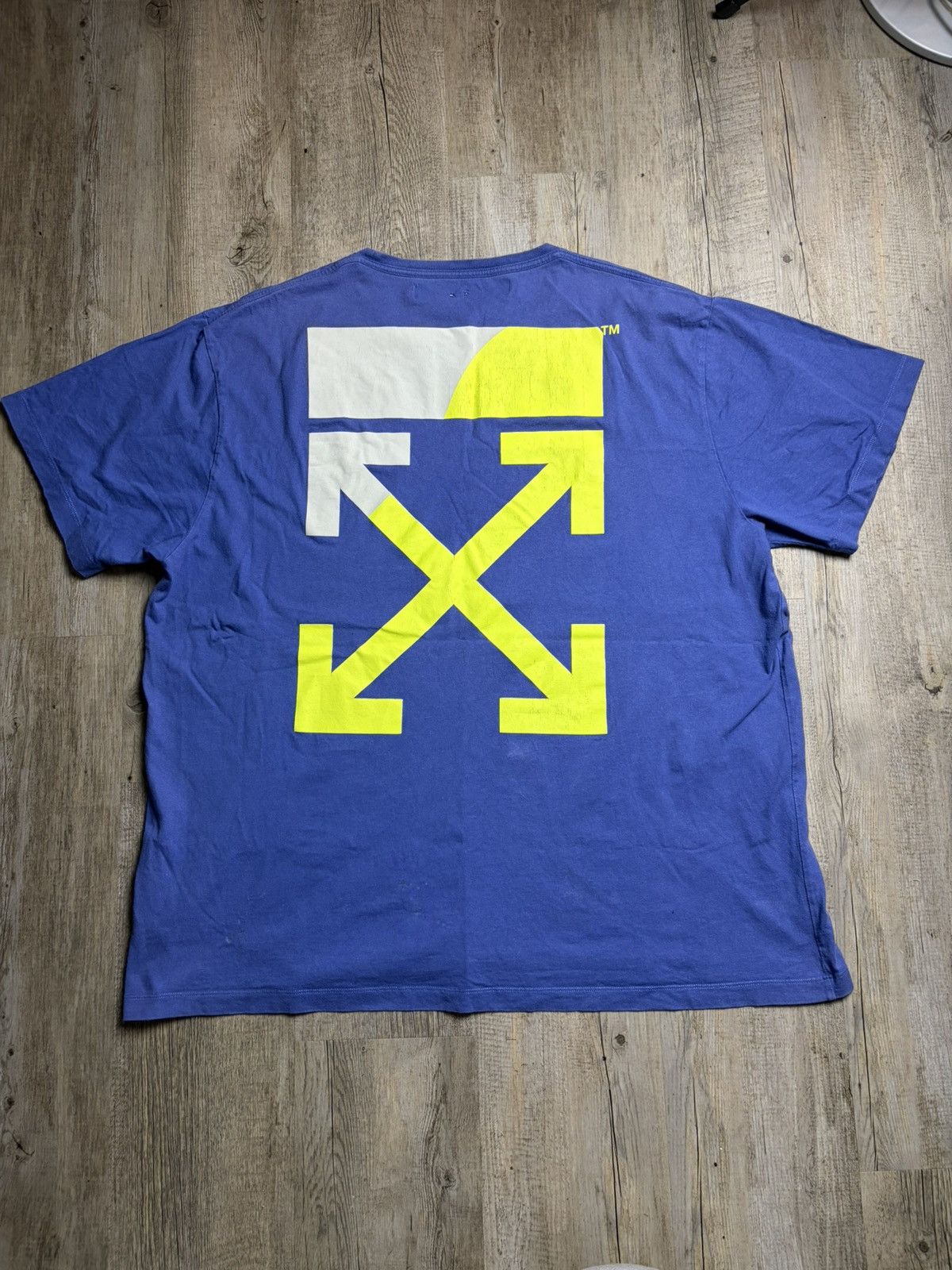 Off-White Short Sleeve Off-White T-Shirt in Purple Size L Size US XL / EU 56 / 4 - 1 Thumbnail
