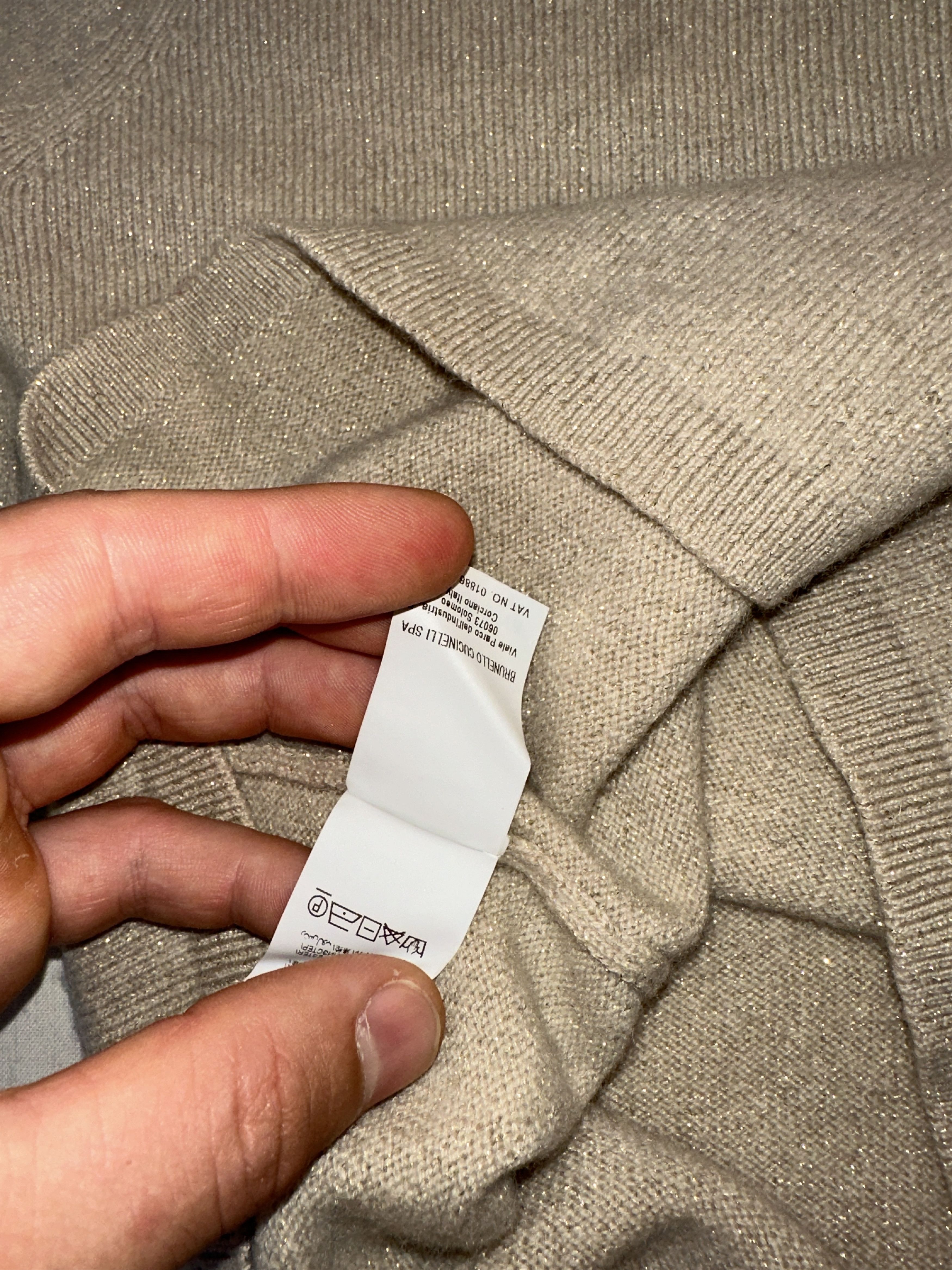 Brunello Cucinelli Brunello Cucinelli Cashmere Pointelle Cuffs Pullover Size XL Size XL / US 12-14 / IT 48-50 - 14 Thumbnail