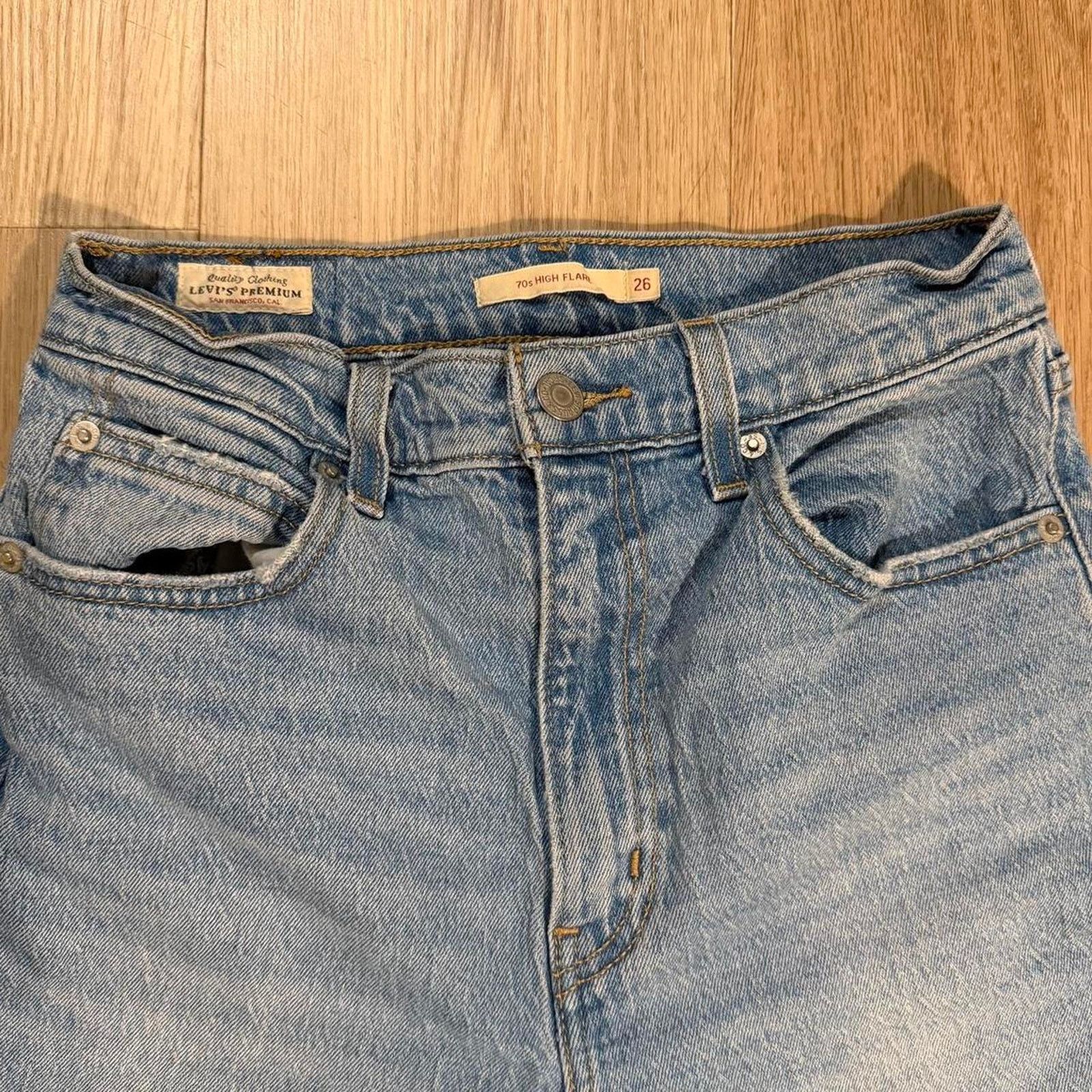 Levi's Levis 70s high flare denim Size 26" / US 2 / IT 38 - 5 Thumbnail