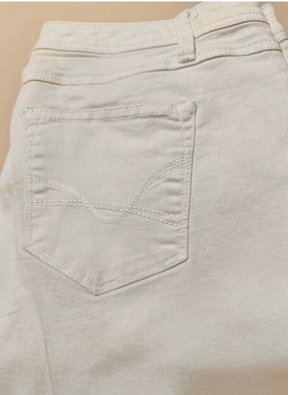 Other Westport 1962 White Relaxed Crop Jeans – Woman 14 Size 36" / US 14 / IT 50 - 4 Thumbnail