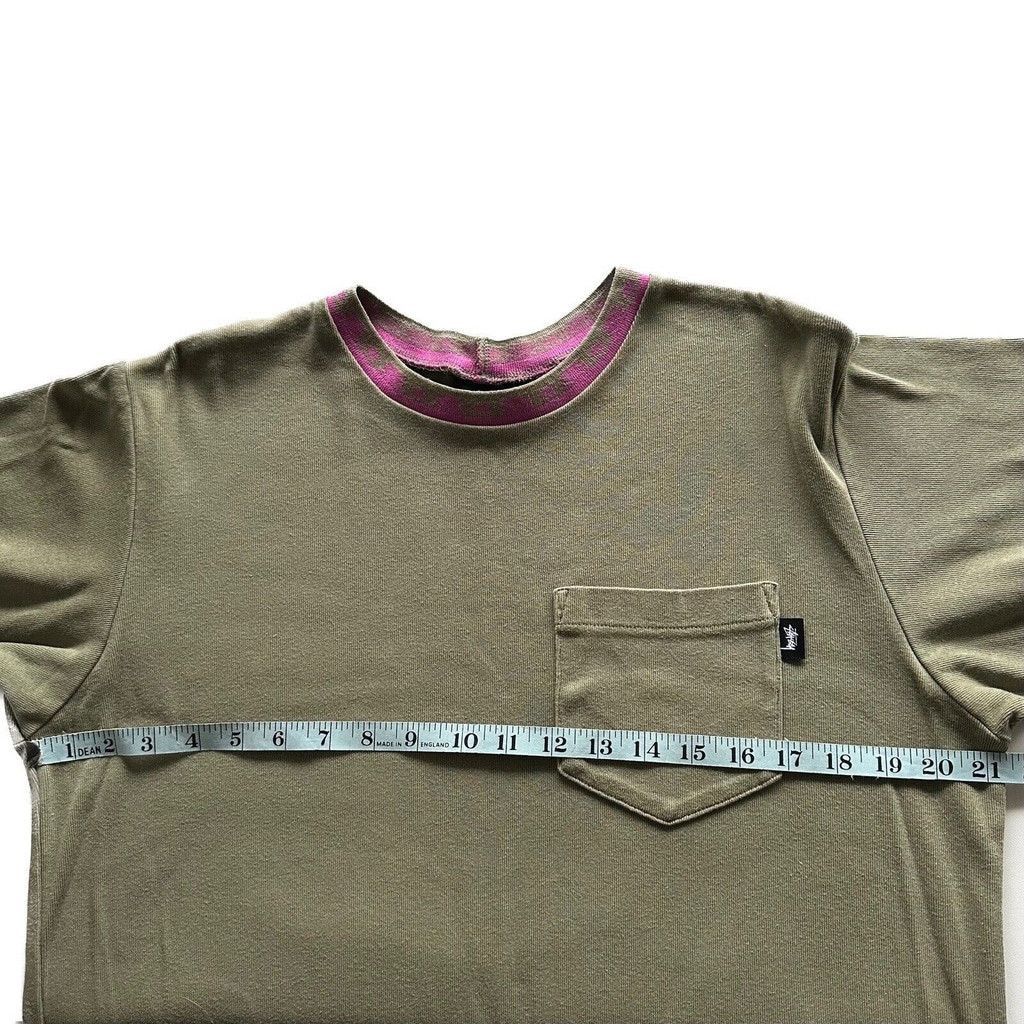 Stussy Stussy Y2K Ringer Crew TShirt Dress Aztec Green Hippie Small Size S / US 4 / IT 40 - 9 Thumbnail