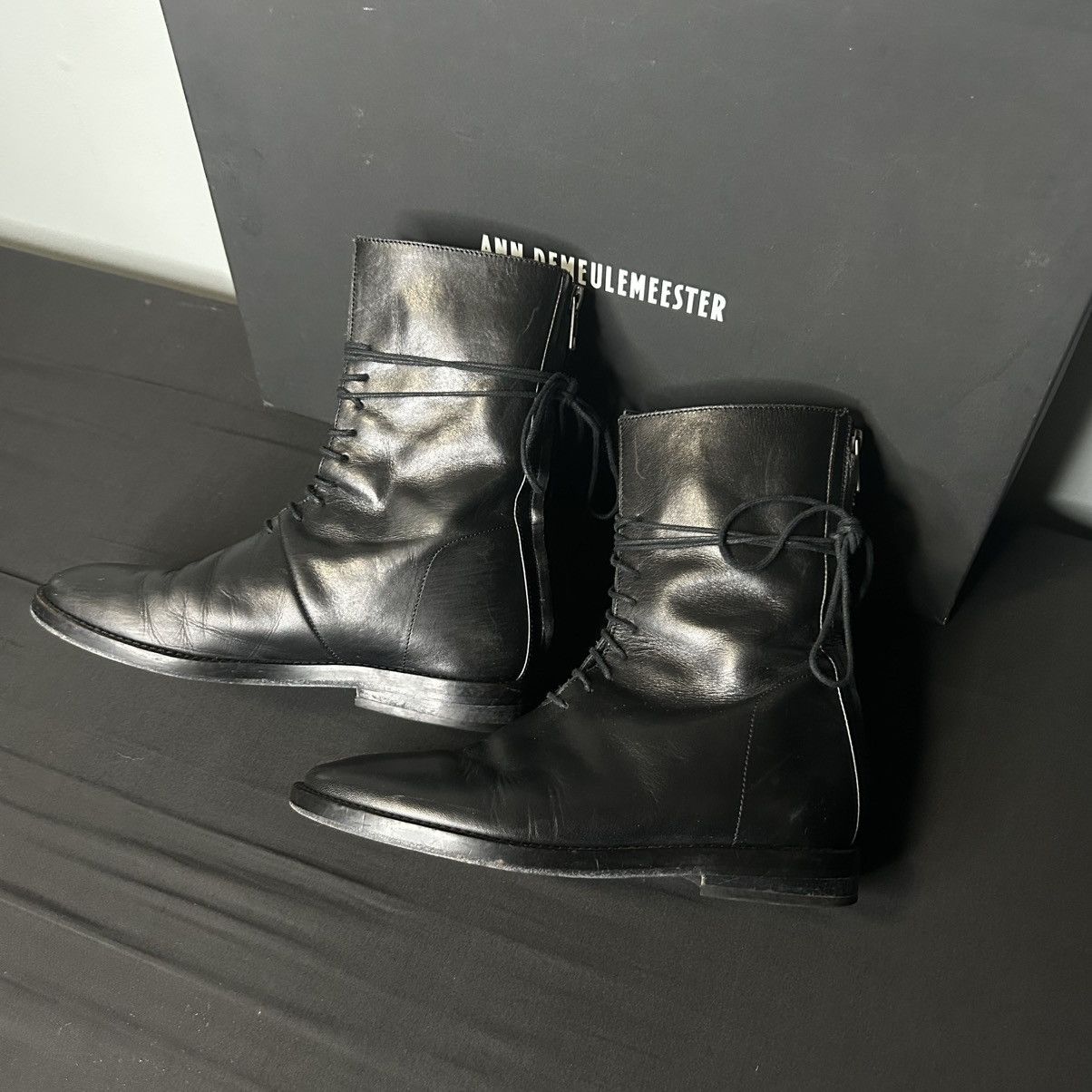Ann Demeulemeester Ann Demeulemeester - Lace Up Oxford Boots Size US 5 / IT 35 - 2 Thumbnail