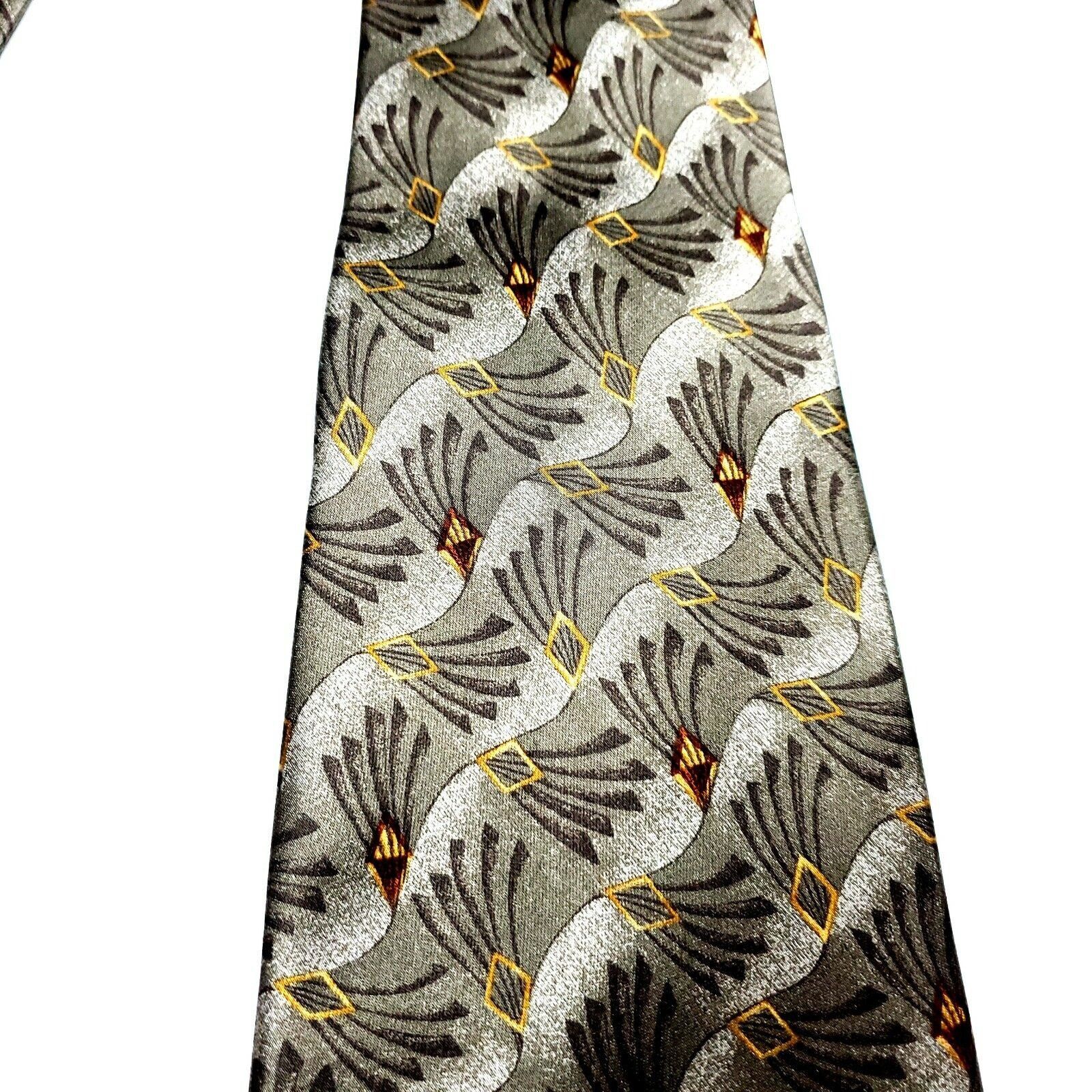 Robert Talbott Robert Talbott Best Of Class Nordstrom Silk Tie Print Beige Size ONE SIZE - 2 Thumbnail