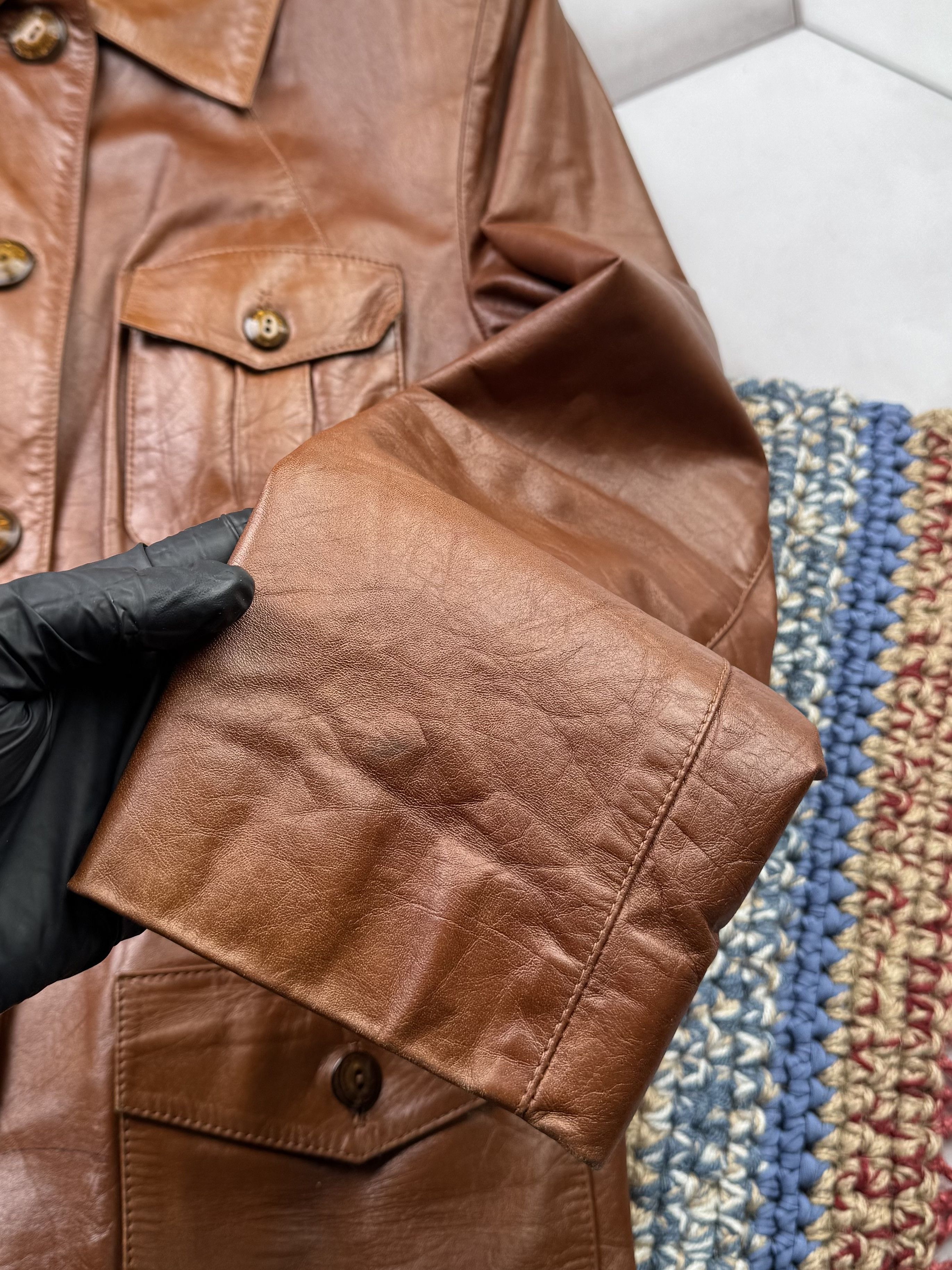 Vintage Vintage Leather Jacket (ES9) Size M / US 6-8 / IT 42-44 - 5 Thumbnail