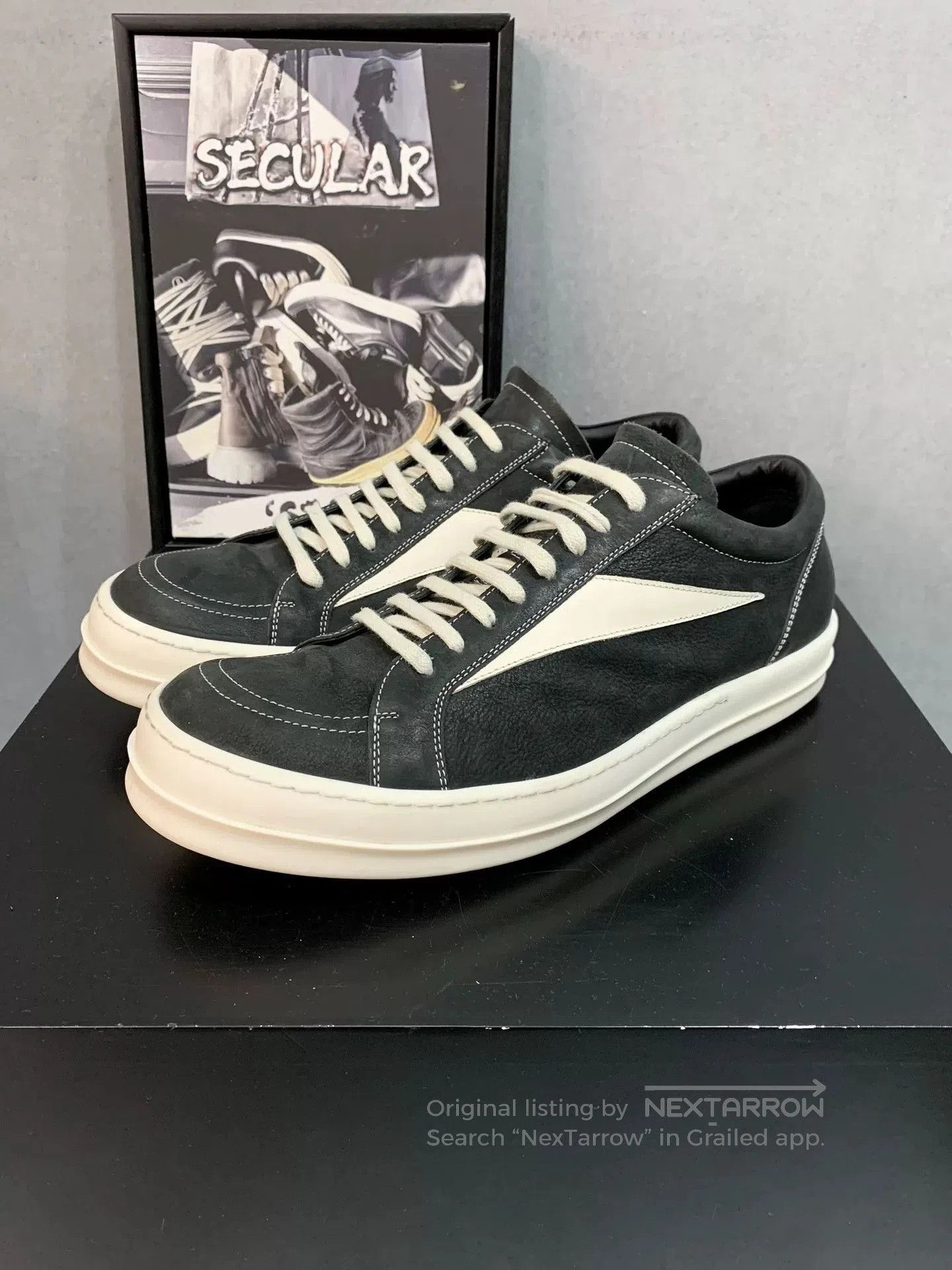 Rick Owens Rick Owens Men's Low. Size US 11 / EU 44 - 1 Thumbnail