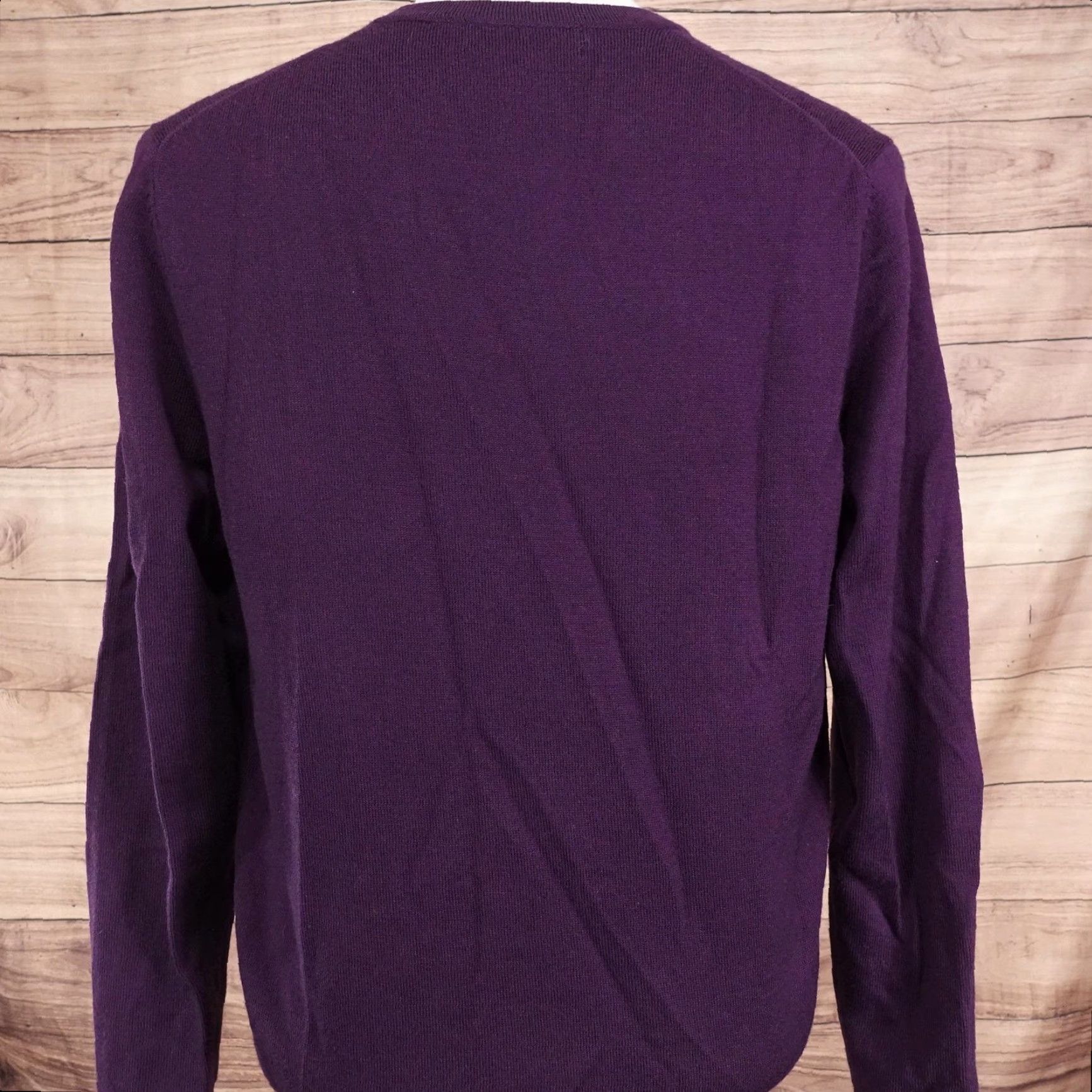 Brooks Brothers Brooks Brothers Sweater Mens Medium Purple V-Neck Merino Wool Pullover Knit Size US M / EU 48-50 / 2 - 4 Thumbnail