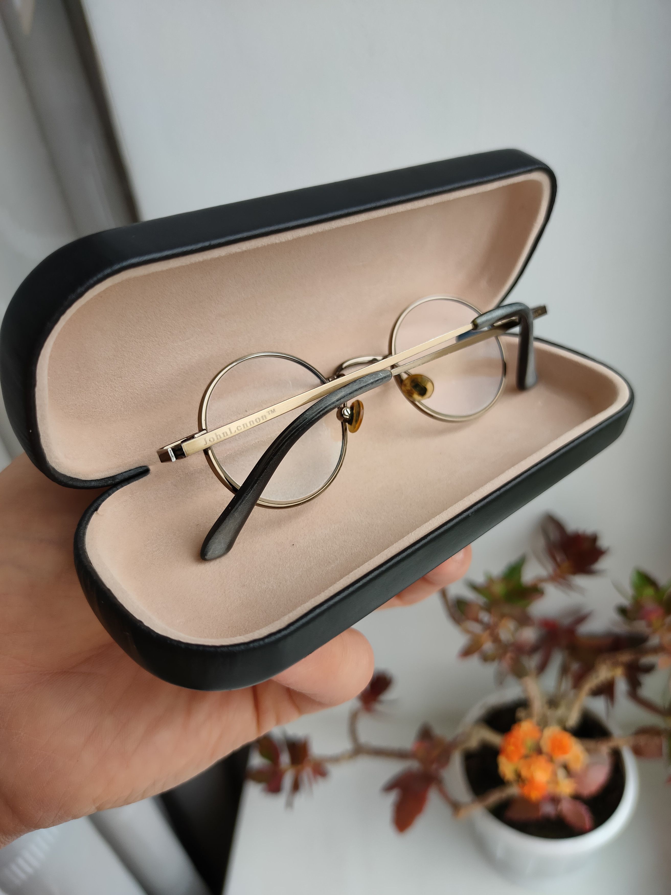 John Lennon John Lennon Frame Eyeglasses Rim Vs Branded JL Case | Grailed