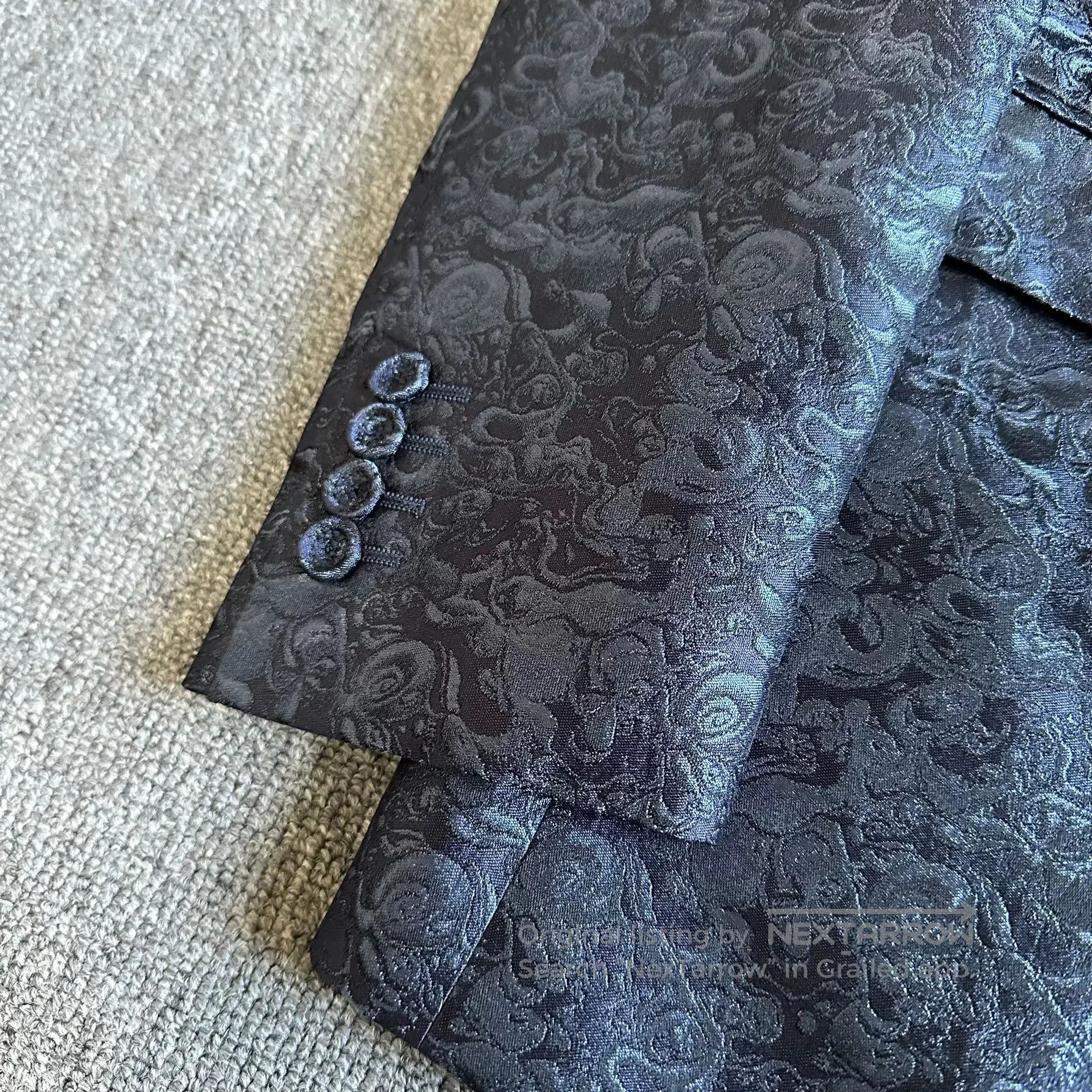 Dior Dior Silk Printed Embossed Suit. Size US M / EU 48-50 / 2 - 3 Thumbnail
