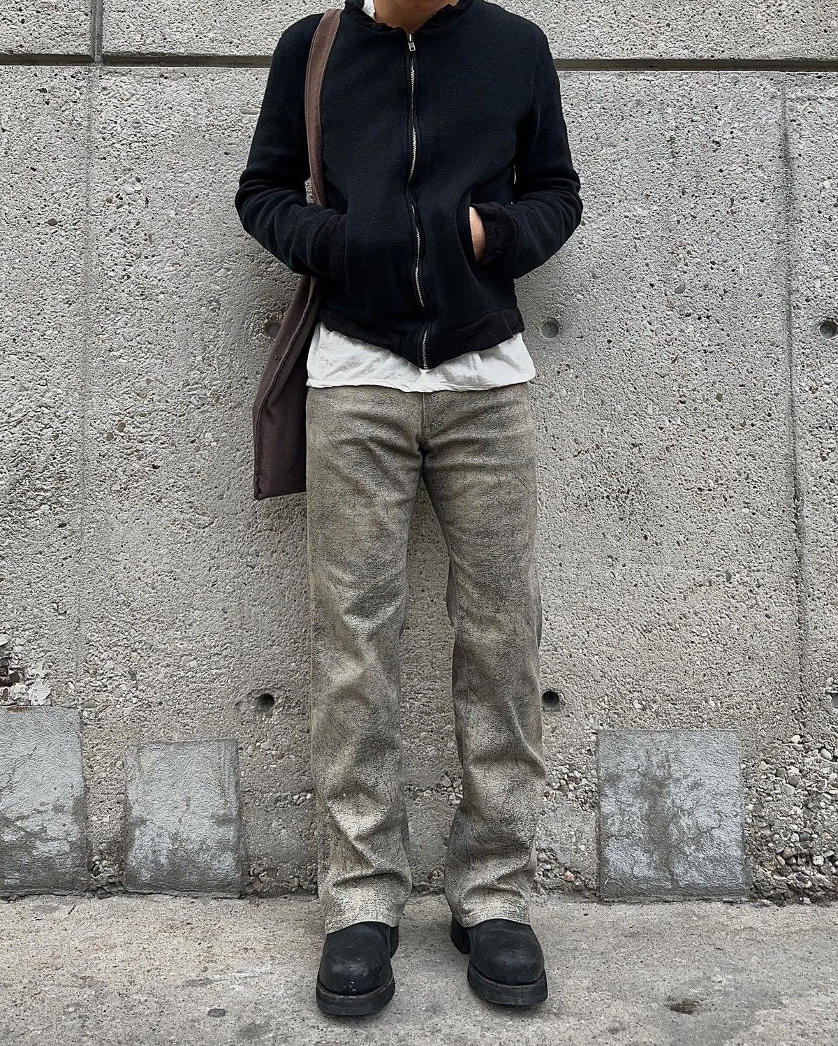 Japanese Brand × Matsuda × Vintage Nicole Club for Men Vintage 90’s Marble Casual Flare Pants Size US 30 / EU 46 - 5 Thumbnail
