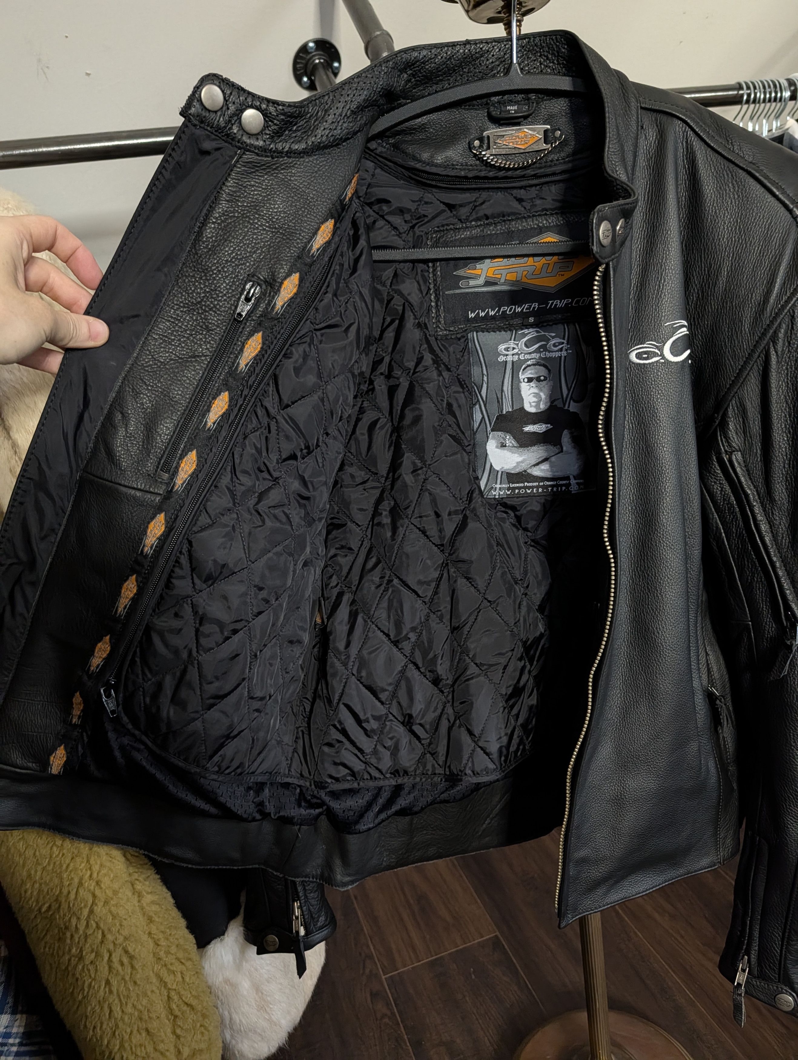 Powers Supply ORANGE COUNTY CHOPPERS Double Buckle Logo Jacket Size US S / EU 44-46 / 1 - 12 Thumbnail