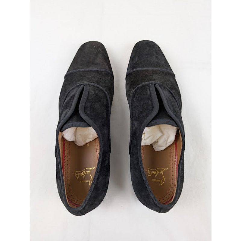 Christian Louboutin o1rshd1 Alpha Male Flat Shoes in Black Size US 8.5 / EU 41-42 - 12 Thumbnail