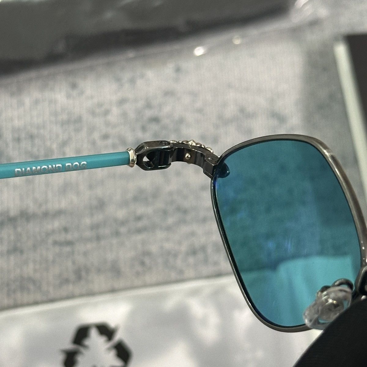 Chrome Hearts CHROME HEARTS DIAMOND DOG SUNGLASSES Size ONE SIZE - 7 Thumbnail