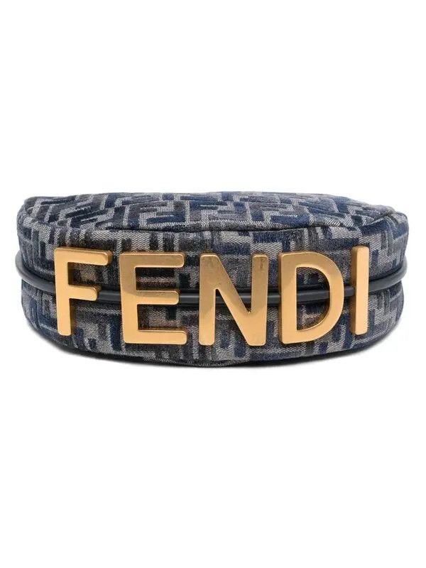 Fendi o1s1wg111125 Size: OS/ Fendigraphy Small in Nevy Blue Size ONE SIZE - 3 Thumbnail