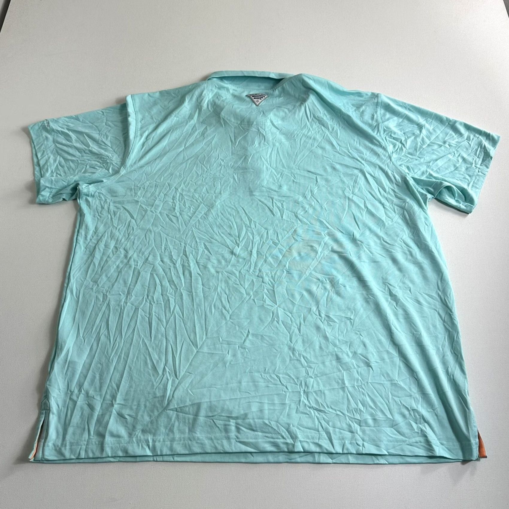 Vintage Columbia Terminal Tackle Polo Shirt Mens Size 2XL Fishing Blue Size US XXL / EU 58 / 5 - 2 Thumbnail