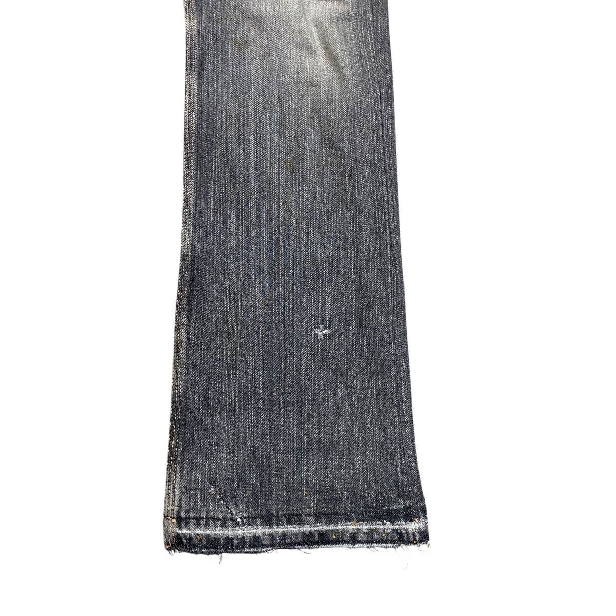 Hysteric Glamour Vintage X-Girl Distressed Denim Faded Black Jeans Size US 30 / EU 46 - 9 Thumbnail