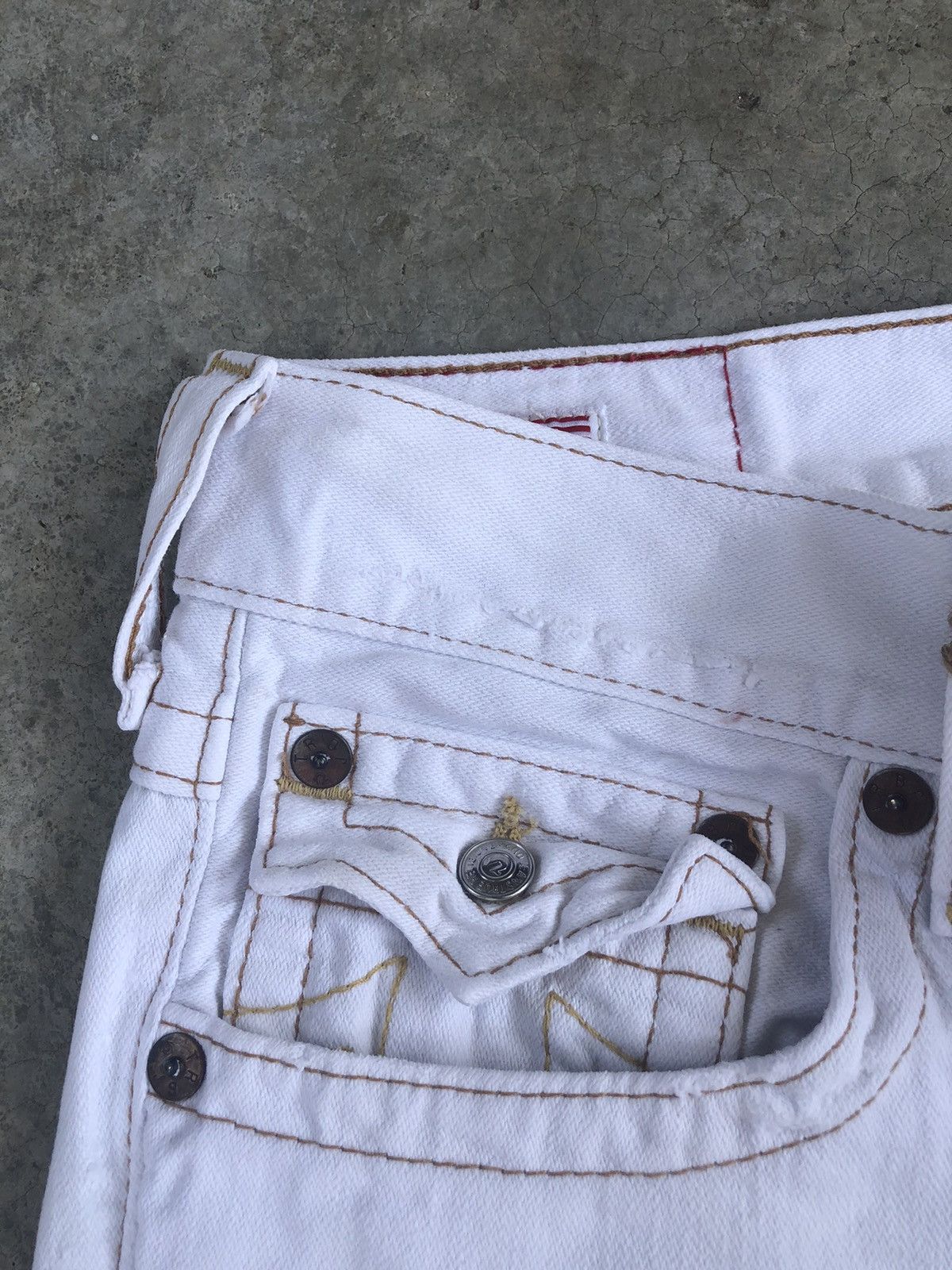 True Religion Vintage True Religion Flared Jeans Distressed Jeans Size US 34 / EU 50 - 15 Thumbnail