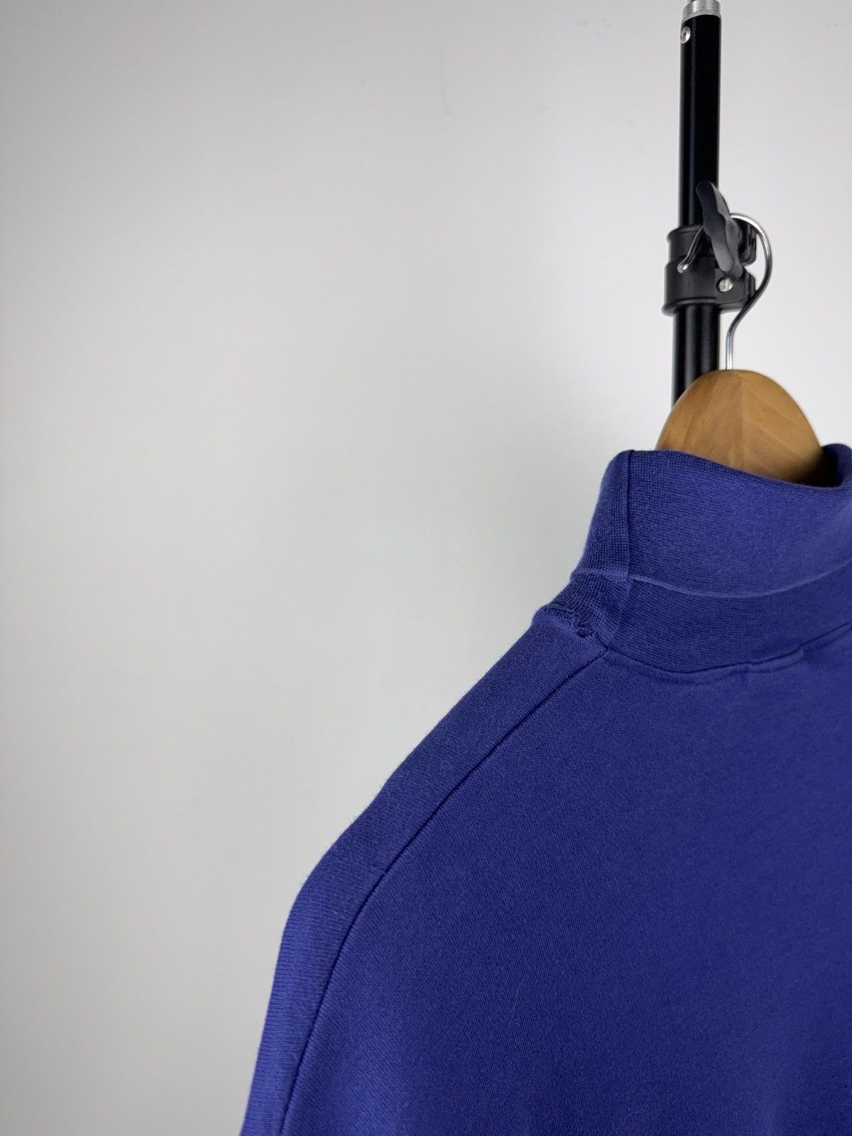 Nike × Vintage Vintage Nike Turtleneck Mock Neck Long Sleeve Blue L Size US L / EU 52-54 / 3 - 9 Thumbnail