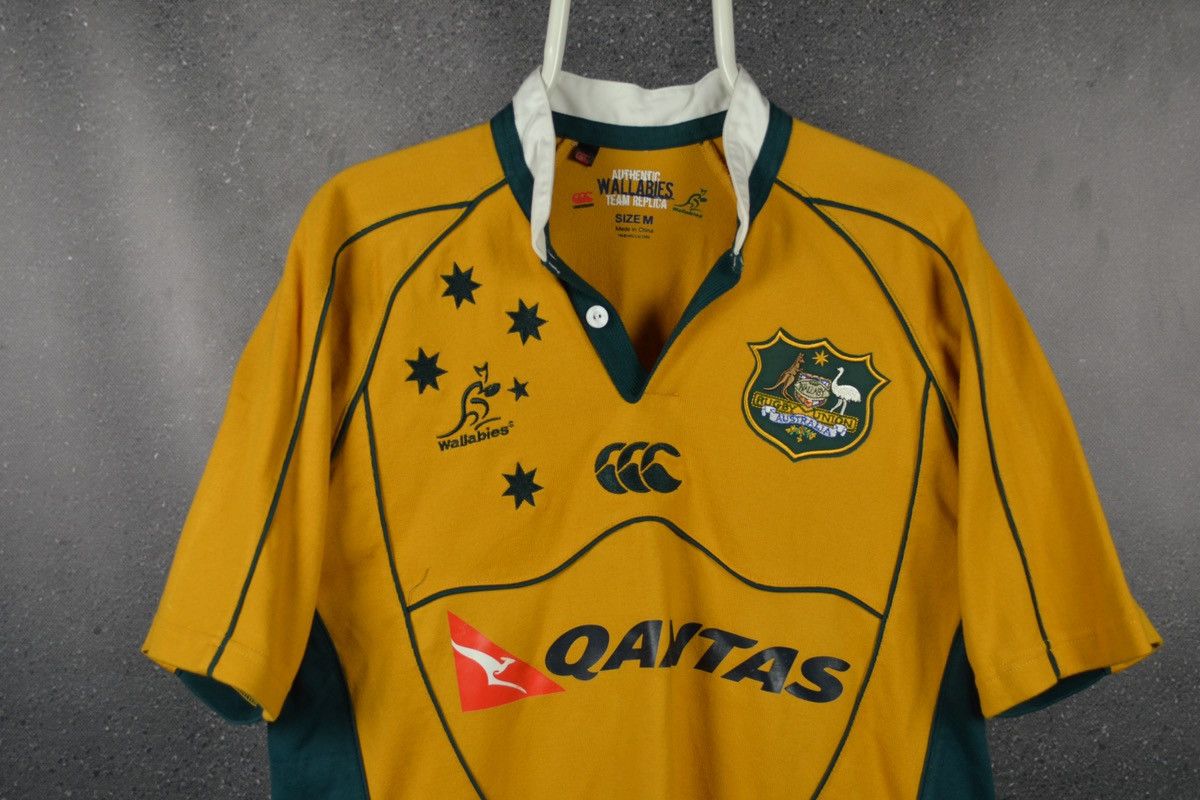 Canterbury of New Zealand × Vintage Australia Home Rugby Union Shirt Canterbury Vintage Jersey Size US M / EU 48-50 / 2 - 3 Thumbnail