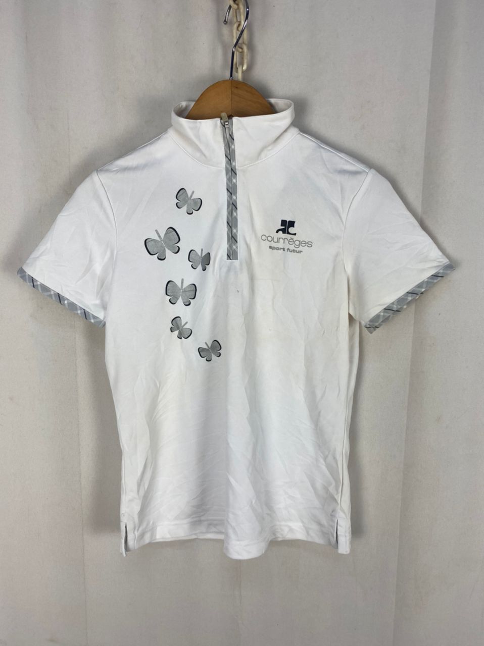 Courreges Courreges sport half zipper tshirt Size S / US 4 / IT 40 - 7 Thumbnail