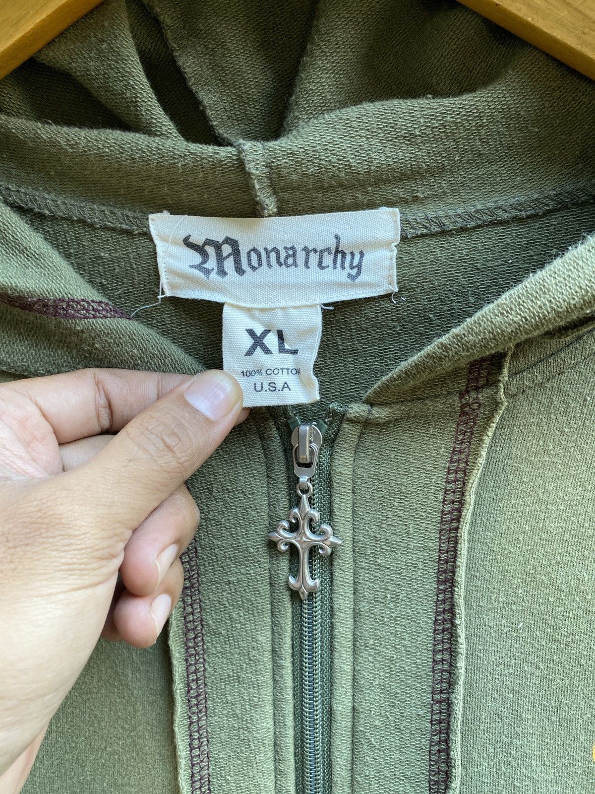 14th Addiction Japanese Monarchy Cross CH logo Poem Lgb kmrii hoodie Size US XL / EU 56 / 4 - 6 Thumbnail