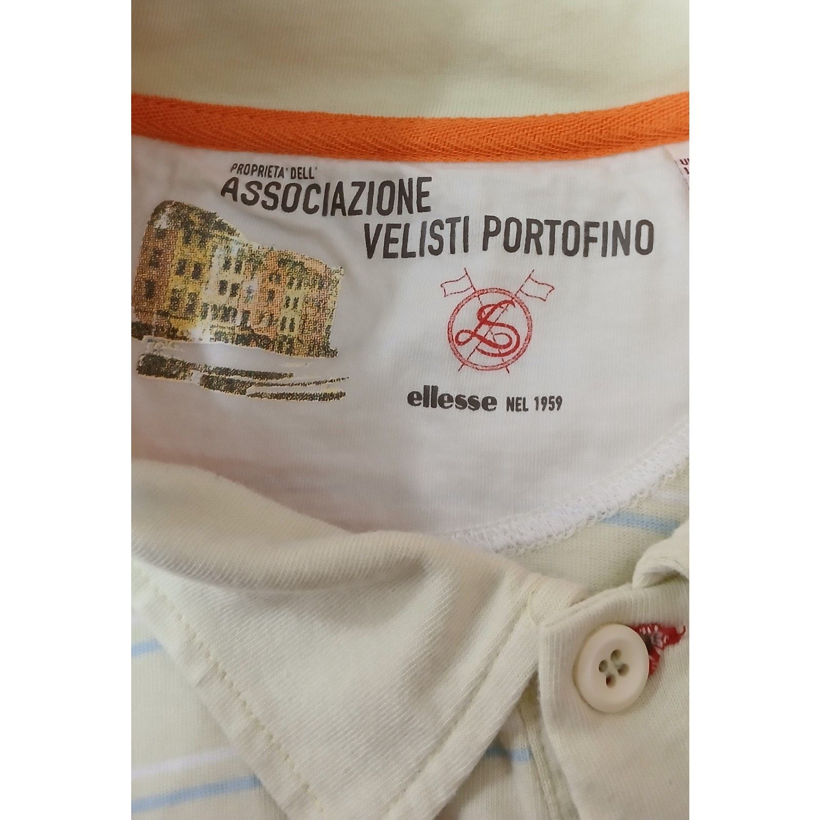 Ellesse Ellesse Italia Portofino Polo Shirt L Men Striped Yachtycore Size US L / EU 52-54 / 3 - 7 Thumbnail