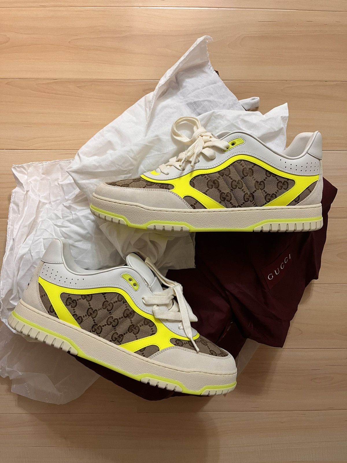 Gucci 🇭🇺 Gucci 🇮🇹 Web Sneaker Size 46 Summer ‘24 Fire! Size US 12 / EU 45 - 17 Thumbnail