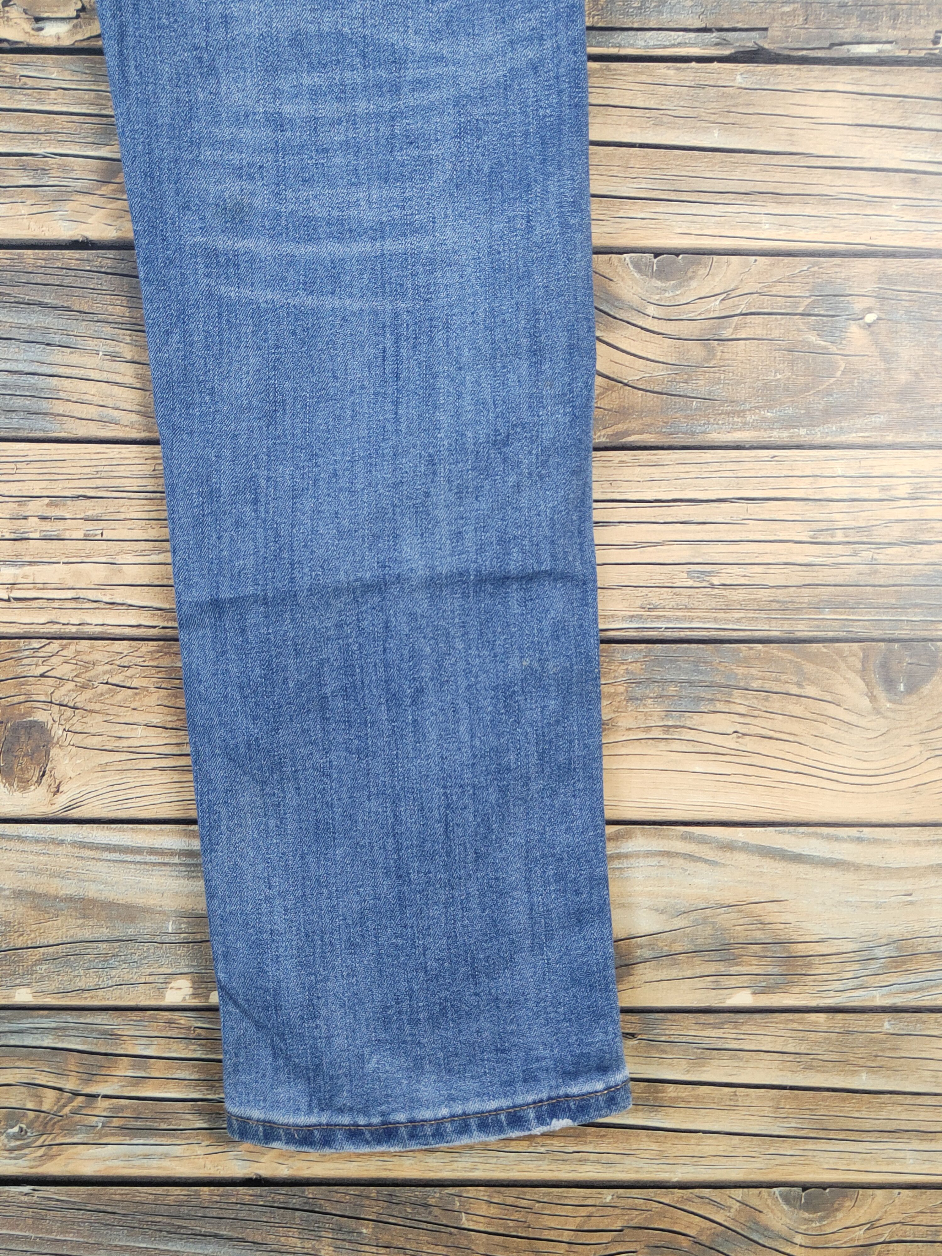 Japanese Brand Uniqlo japan Blue Distressed Ripped denim Jeans #W1699 Size US 32 / EU 48 - 11 Thumbnail