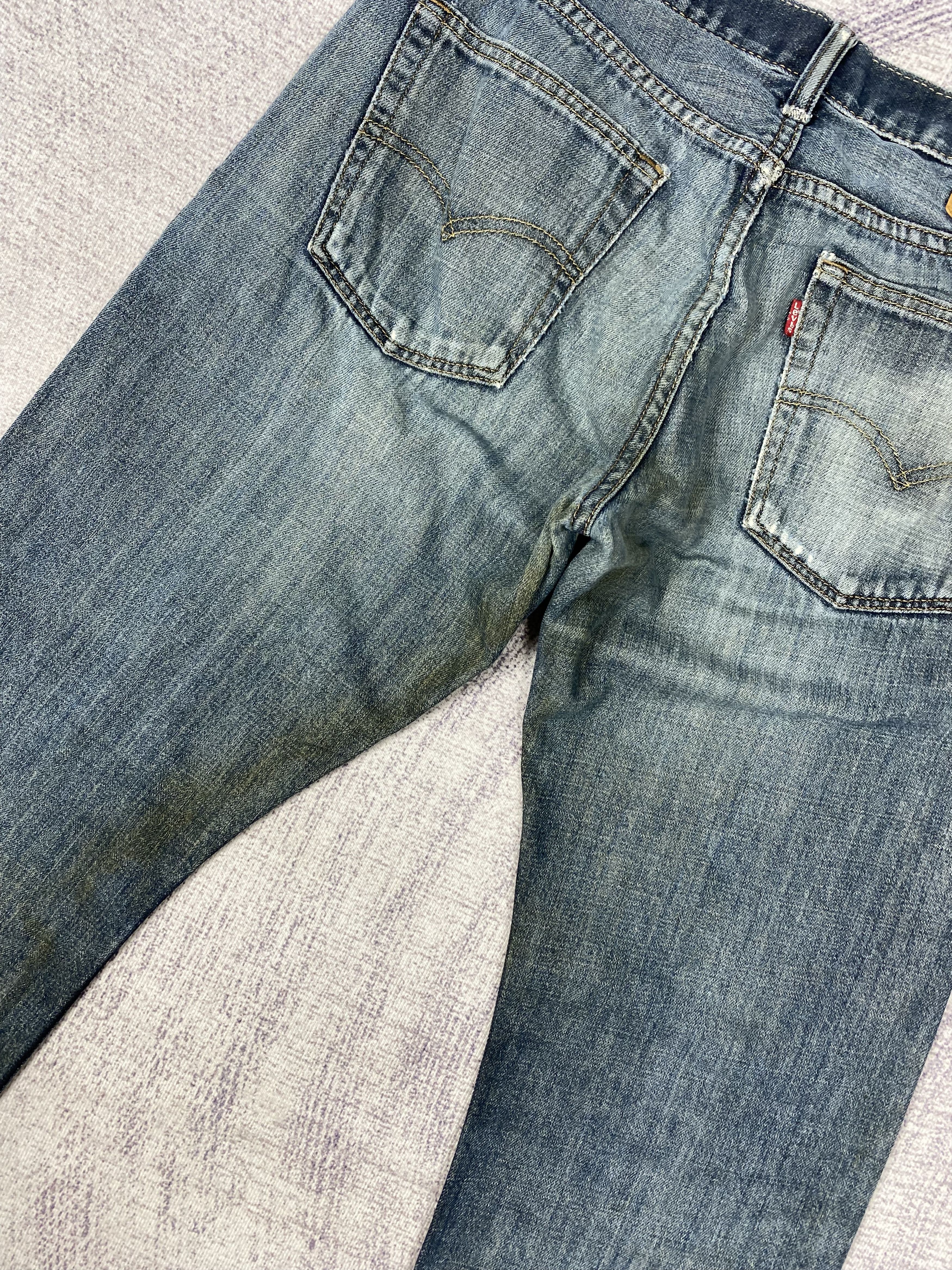 Levi's Vintage Levi's 514 Distressed Blue Denim Jeans PT0483 Size US 32 / EU 48 - 8 Thumbnail