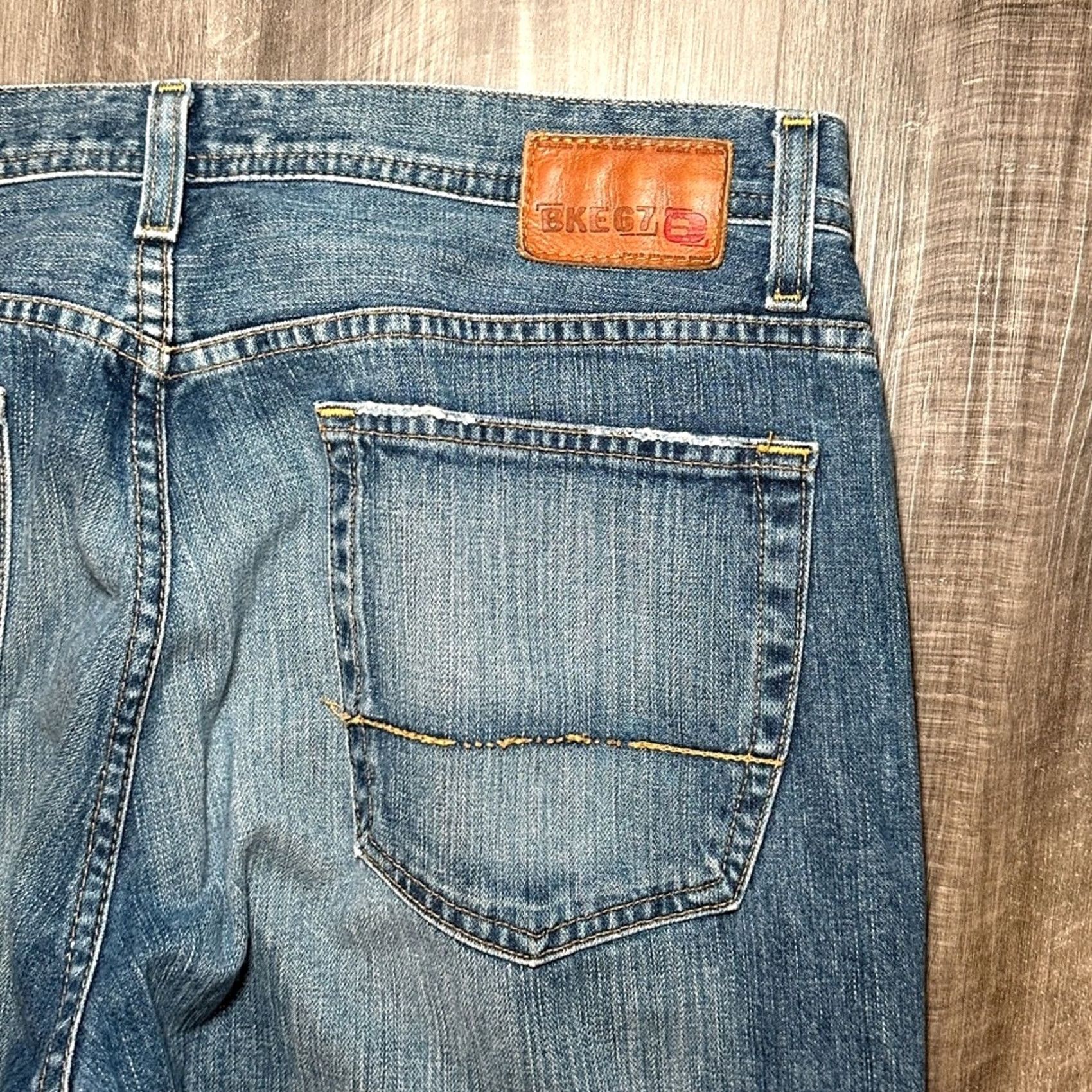BKE BKE Jeans - Austin Straight Leg, 36 Long, Blue, Men, Regular, 36 Inseam Size US 36 / EU 52 - 5 Thumbnail