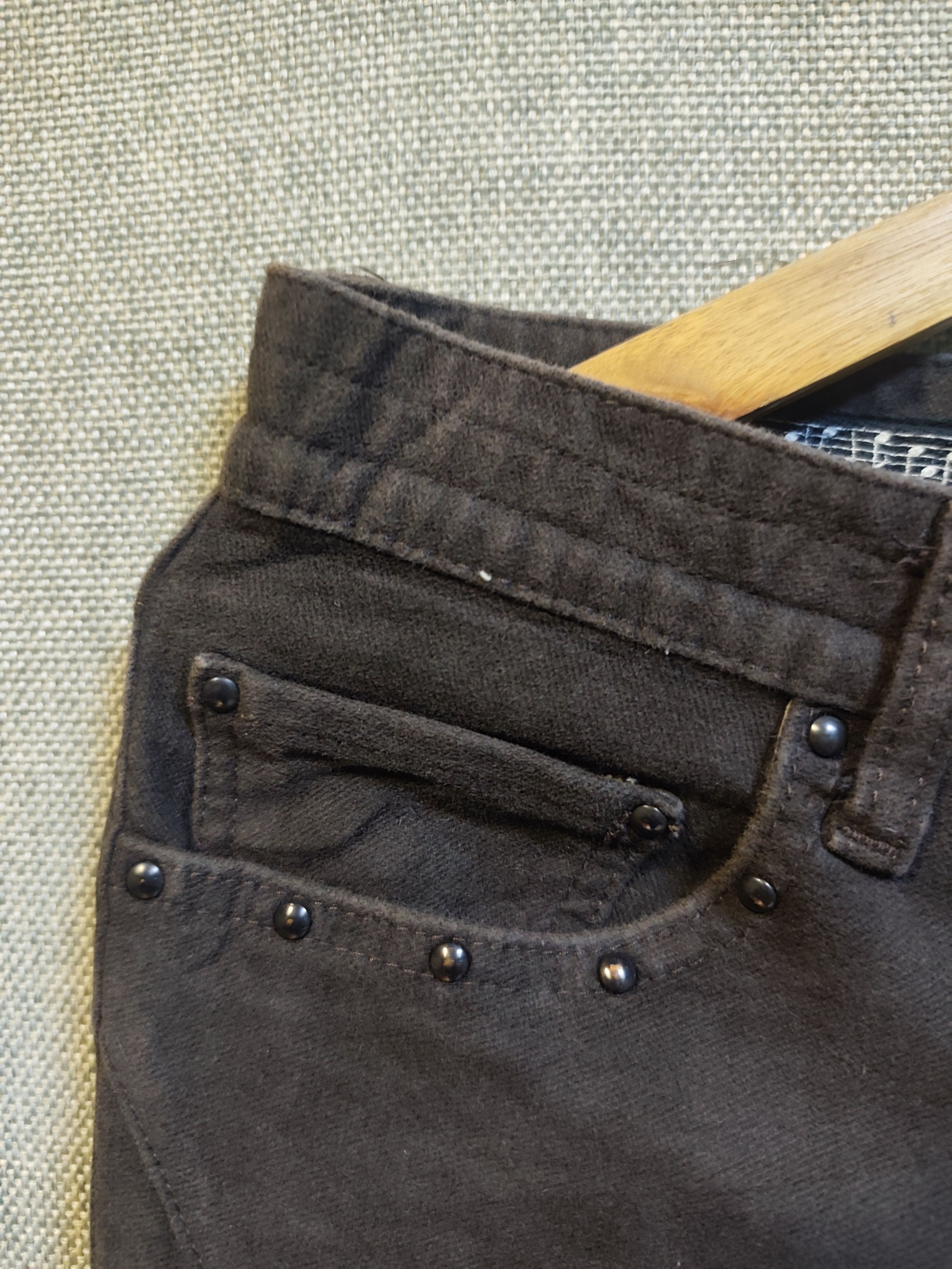 Number (N)ine Number (N)ine SS04 Pain Studded Musical Note Denim" Size US 31 - 4 Thumbnail