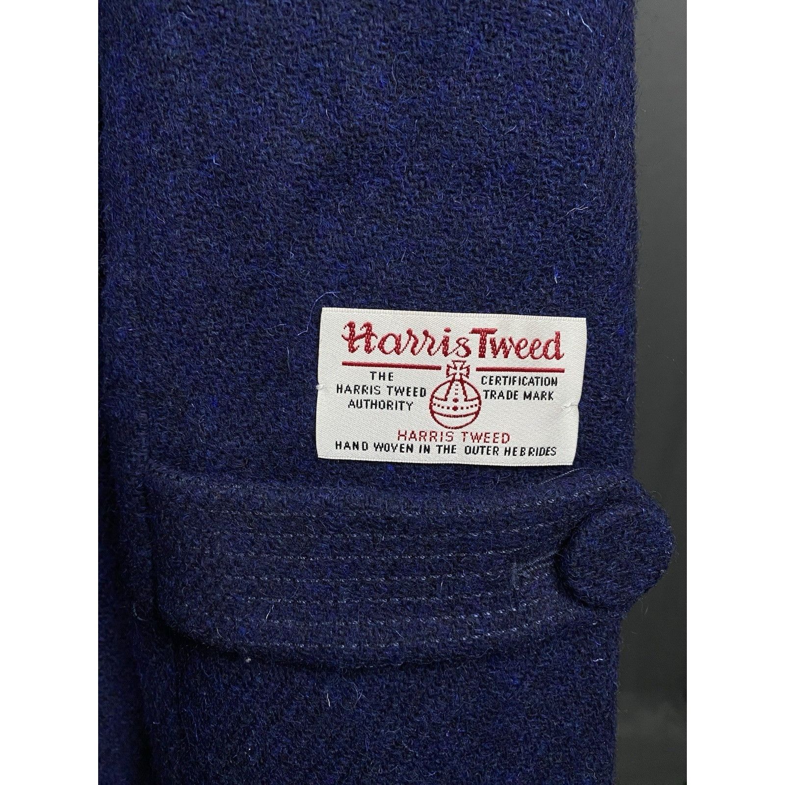 Harris Tweed MINT! Harris Tweed Men's Blue Insulated Wool Coat Size 46 R Size US S / EU 44-46 / 1 - 9 Thumbnail