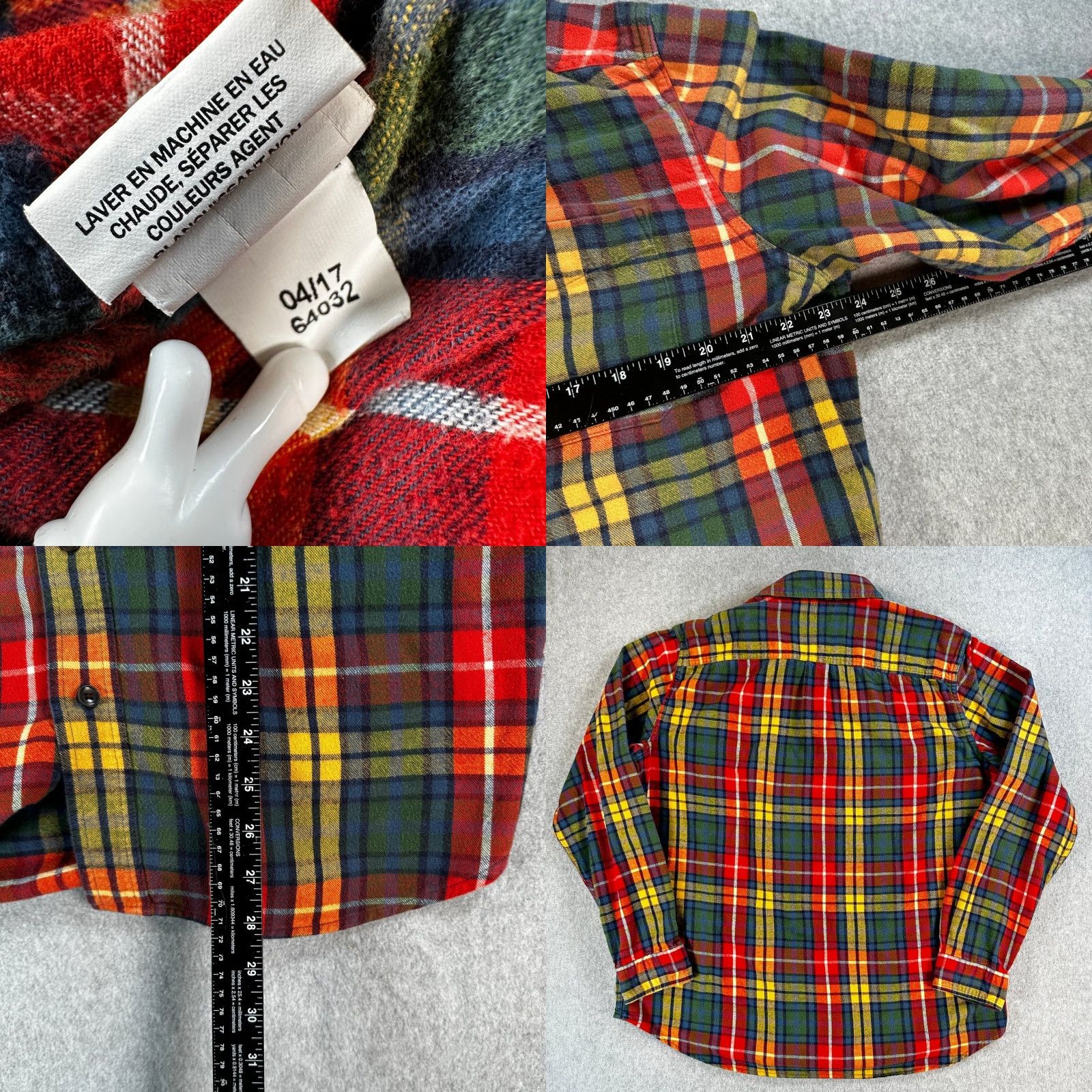 Vintage LL Bean Plaid Flannel Shirt Men's Long Sleeve Button-Down Cotton Traditional Fit Casual Workwear Size US L / EU 52-54 / 3 - 8 Thumbnail