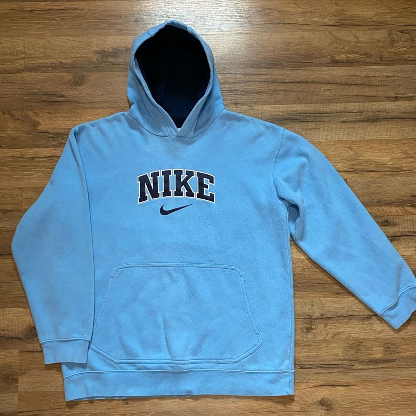 Nike Y2K Nike Center Swoosh Spell Out Hoodie Size US M / EU 48-50 / 2 - 1 Thumbnail