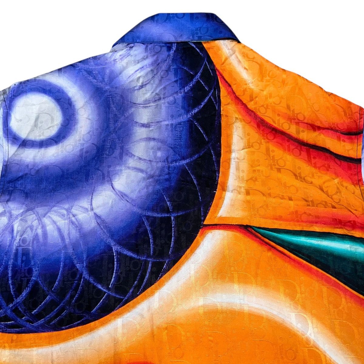 Dior DIOR 2021 Pre-Fall Kenny Scharf Oblique Jacquard Silk Shirt Size US M / EU 48-50 / 2 - 12 Thumbnail