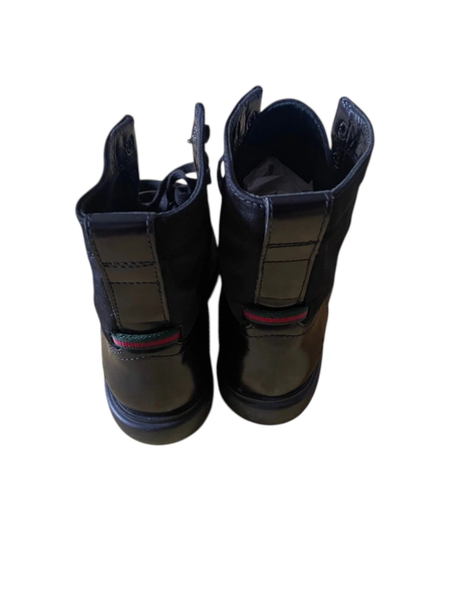 Gucci FW2003 Tom Ford Gucci Black Lace-Up Combat Boots Size US 7 / EU 40 - 2 Thumbnail