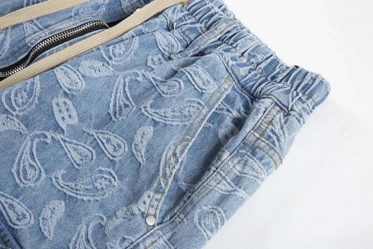 Other Printed Cashew Flower Pocket Summer Shorts Size US 30 / EU 46 - 4 Thumbnail