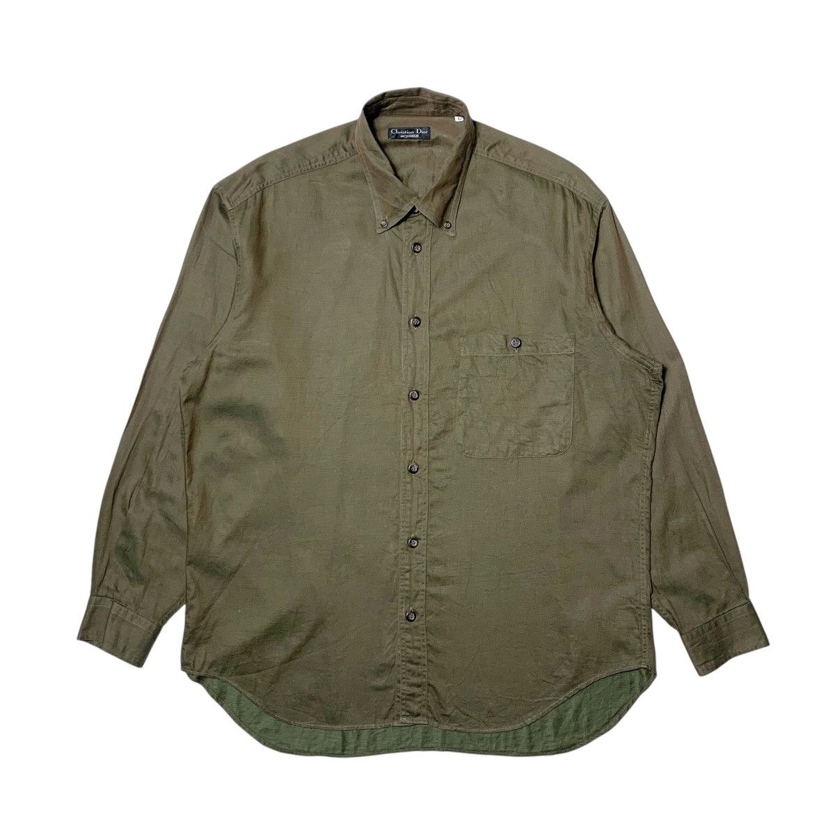 1990s Vintage Christian Dior Monsieur Longshirt Buttondown