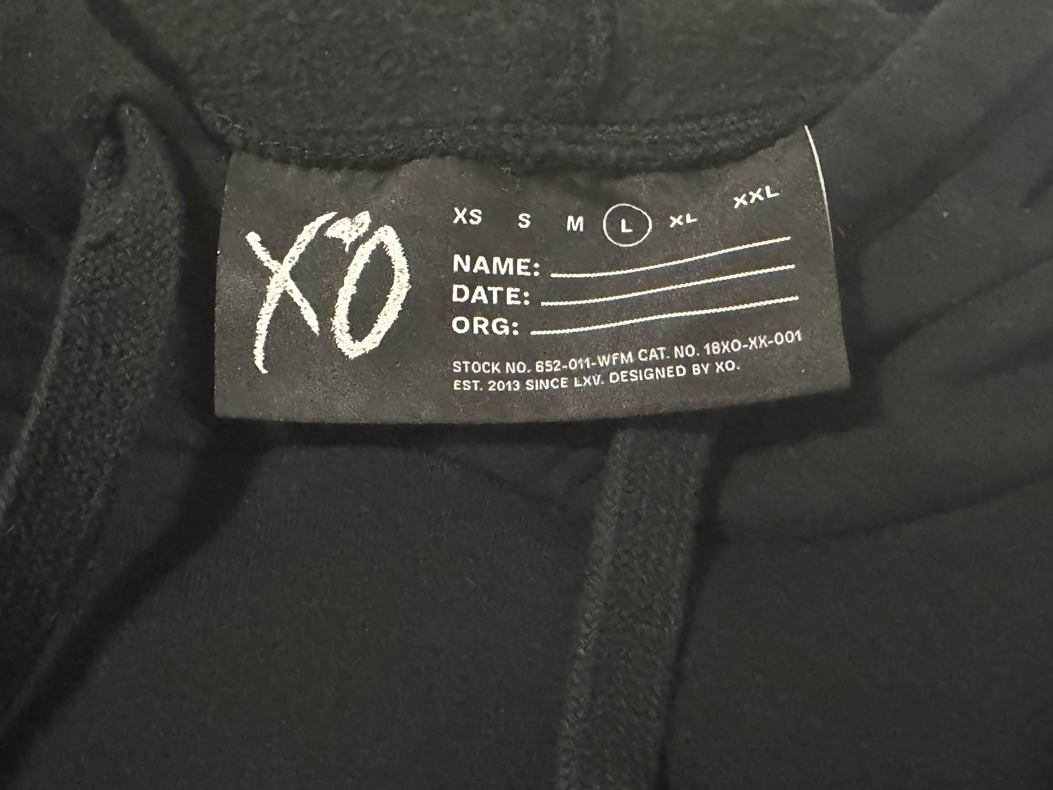 The Weeknd The Weeknd/XO CLASSIC LOGO II FLEECE PULLOVER HOOD Size US L / EU 52-54 / 3 - 3 Thumbnail
