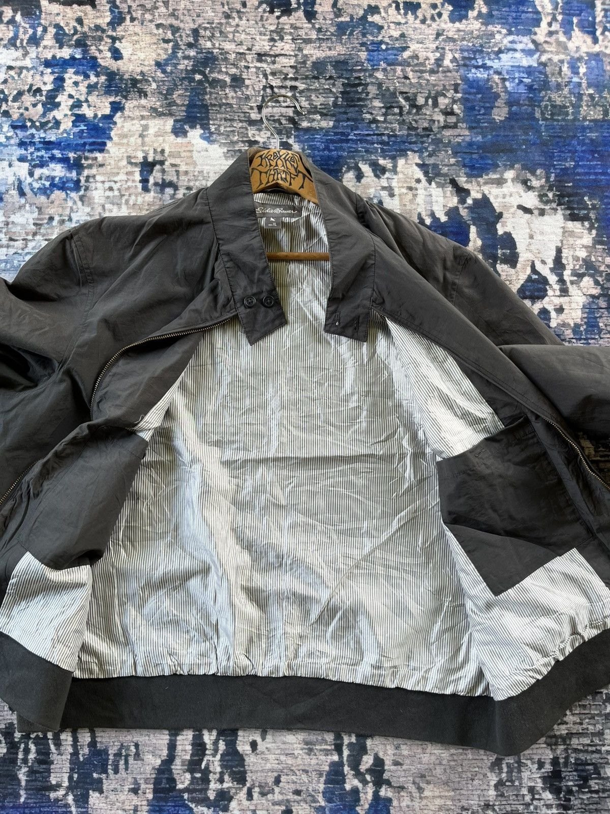 Eddie Bauer × Vintage 💥Eddie Bauer Light Layer Coach Zipper Jacket Size US XL / EU 56 / 4 - 7 Thumbnail