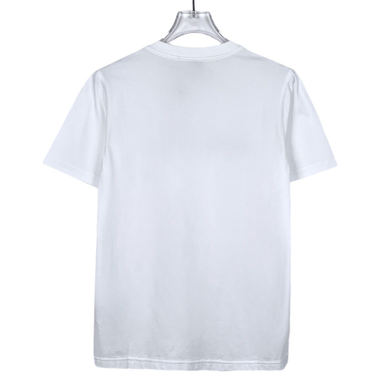 Burberry Burberry White Square Logo Cotton Tee (Size S) Size S / US 4 / IT 40 - 7 Thumbnail
