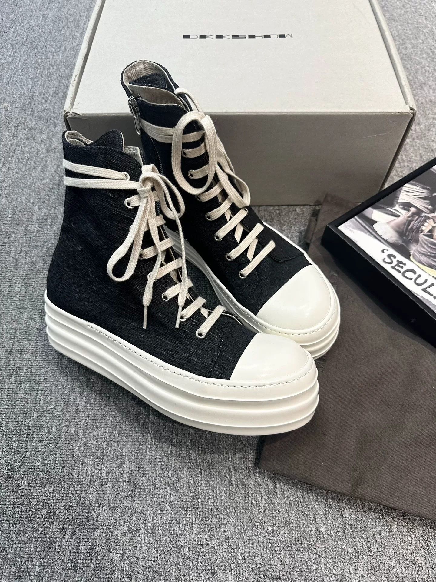 Rick Owens rick owens thick sole casual sneakers Size US 9 / EU 42 - 1 Thumbnail