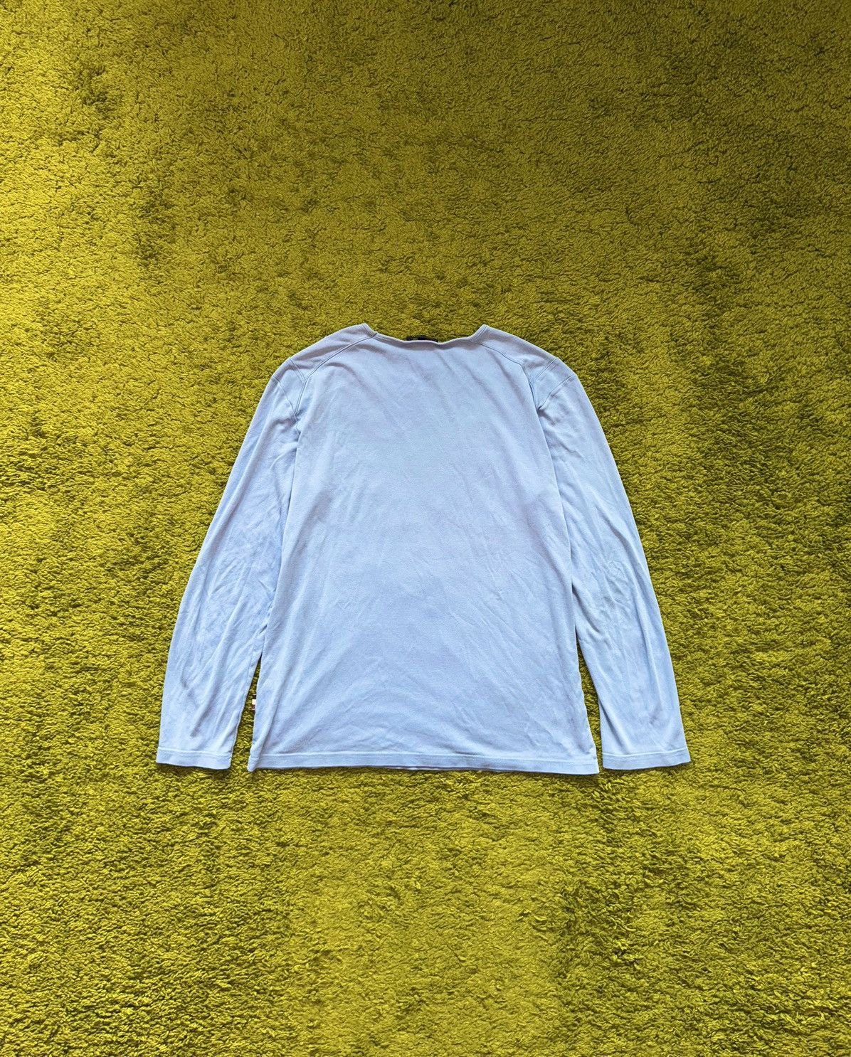 Neil Barrett Neil Barrett avant garde washed graphite blue longsleeve Y2K Size L / US 10 / IT 46 - 2 Thumbnail