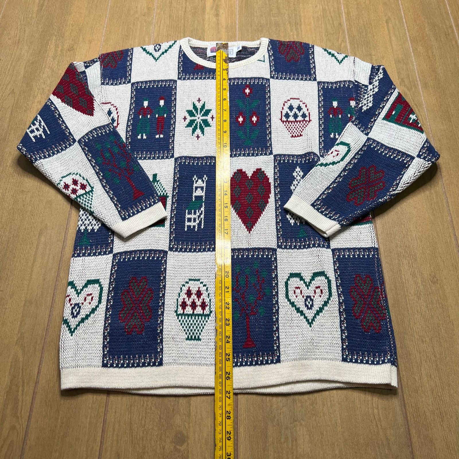 Vintage Vintage Cotton Harbor Sweater USA Made Patchwork PS women Size S / US 4 / IT 40 - 6 Thumbnail