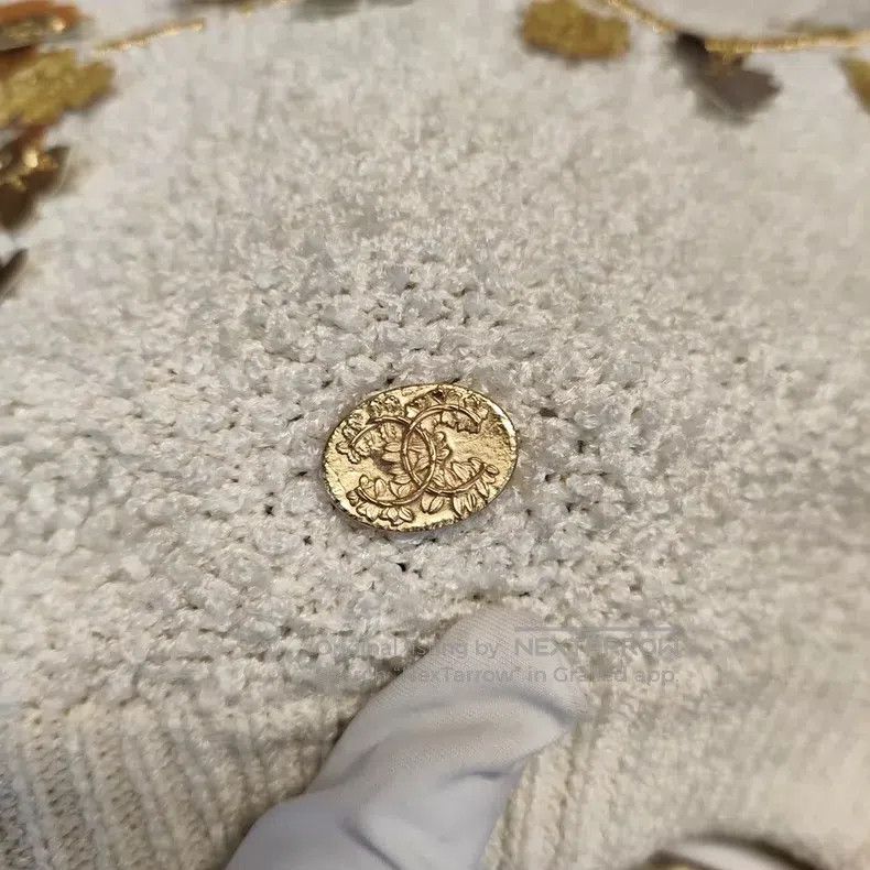 Chanel Chanel Gold thread leaf sweater Size XS / US 0-2 / IT 36-38 - 6 Thumbnail