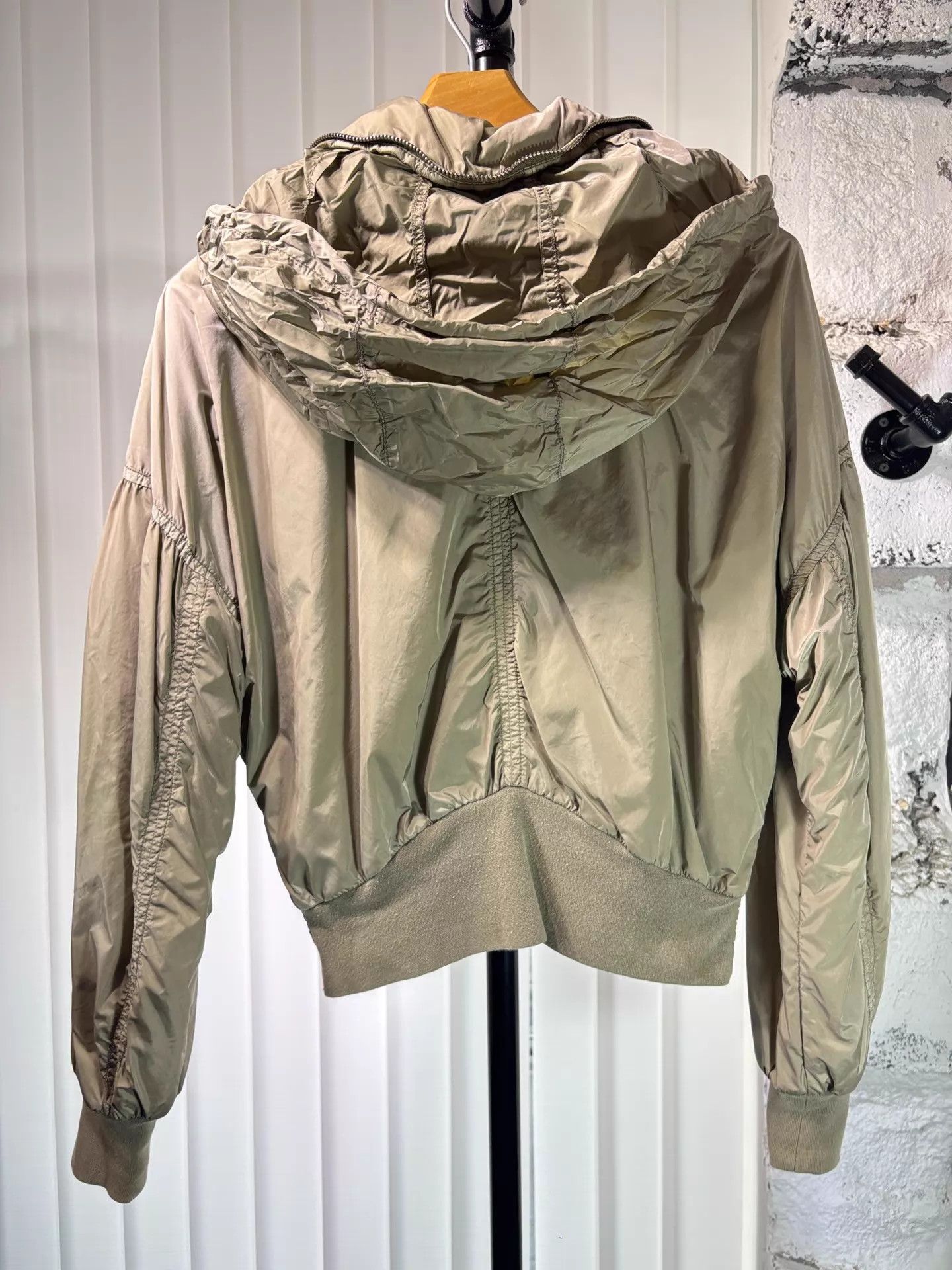Diesel Diesel 00s Deformed Flight Bomber Jacket Pigskin Paneled Size US XS / EU 42 / 0 - 4 Thumbnail