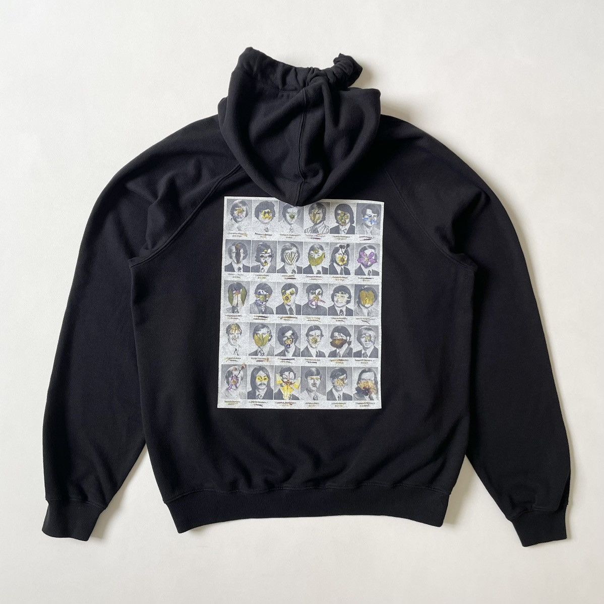 Kusikohc Black Cotton ‘Flower Men’ Hoodie Size US M / EU 48-50 / 2 - 11 Thumbnail