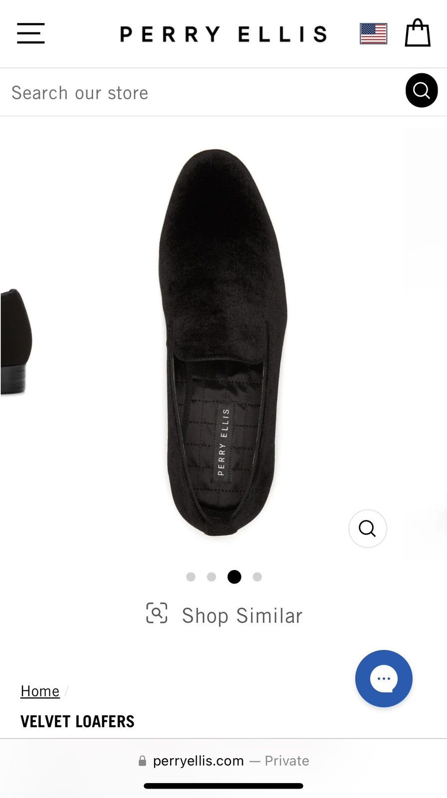 Perry Ellis Perry Ellis Velvet Loafers Size US 9.5 / EU 42-43 - 8 Thumbnail